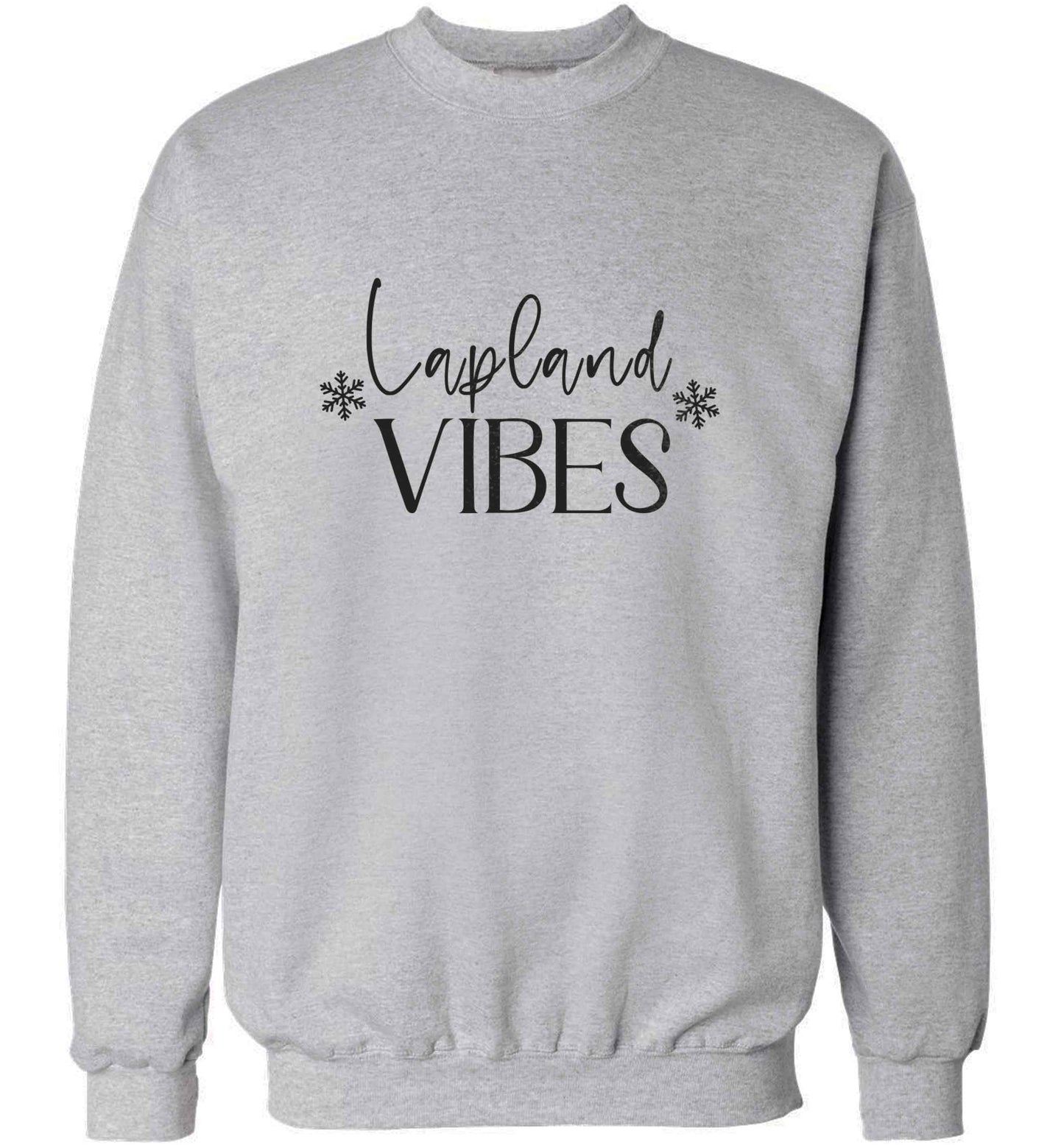 Lapland vibes adult's unisex grey sweater 2XL