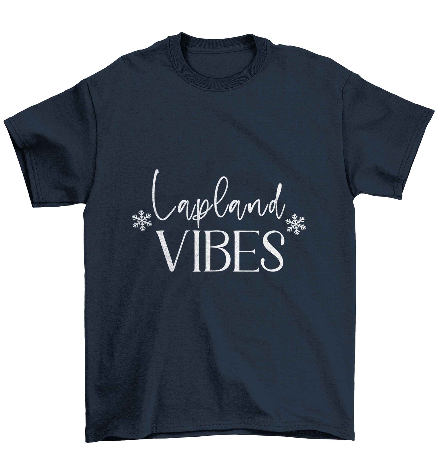 Lapland vibes Children's navy Tshirt 12-13 Years