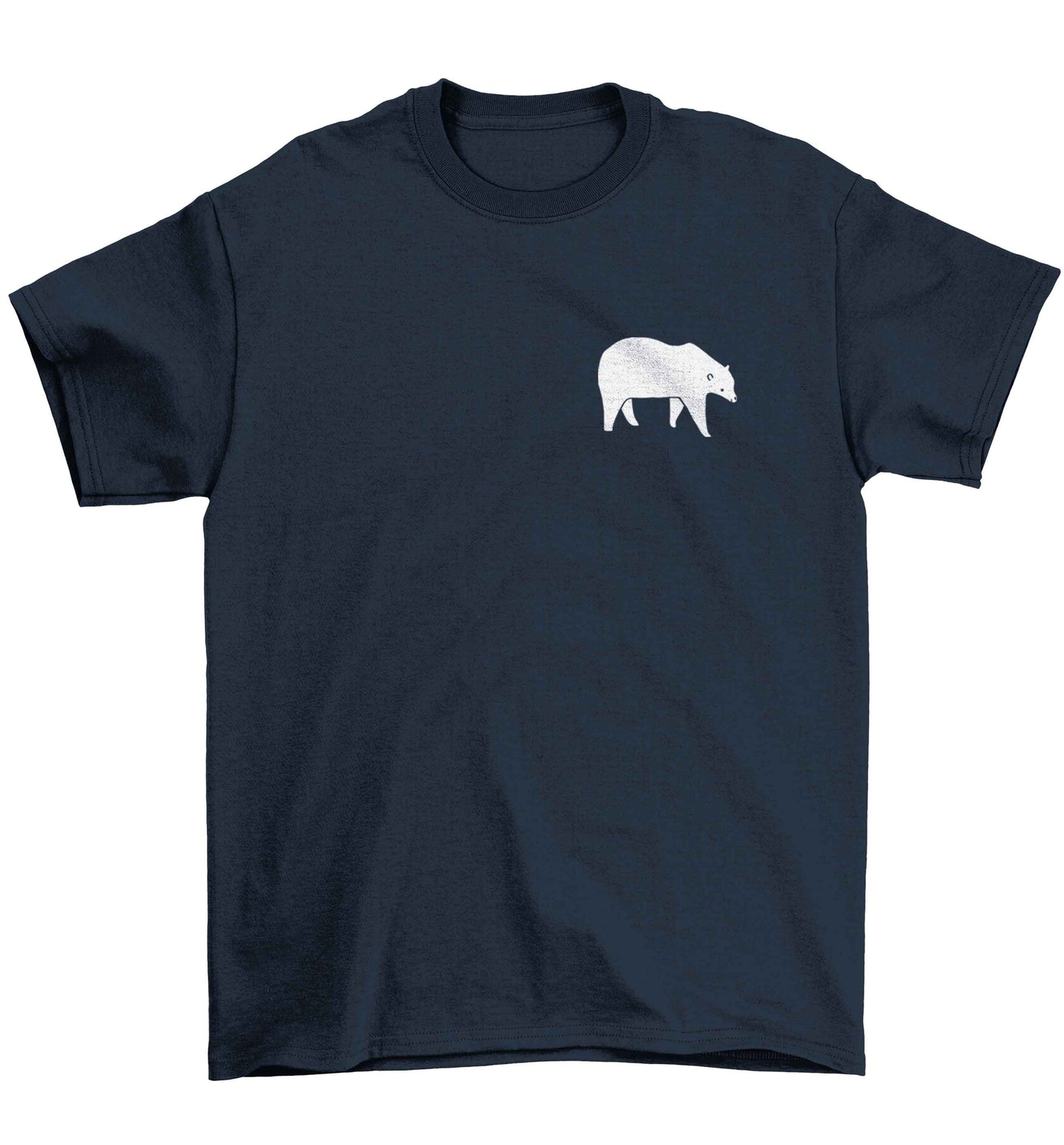 Polar Bear Kit Children's navy Tshirt 12-13 Years