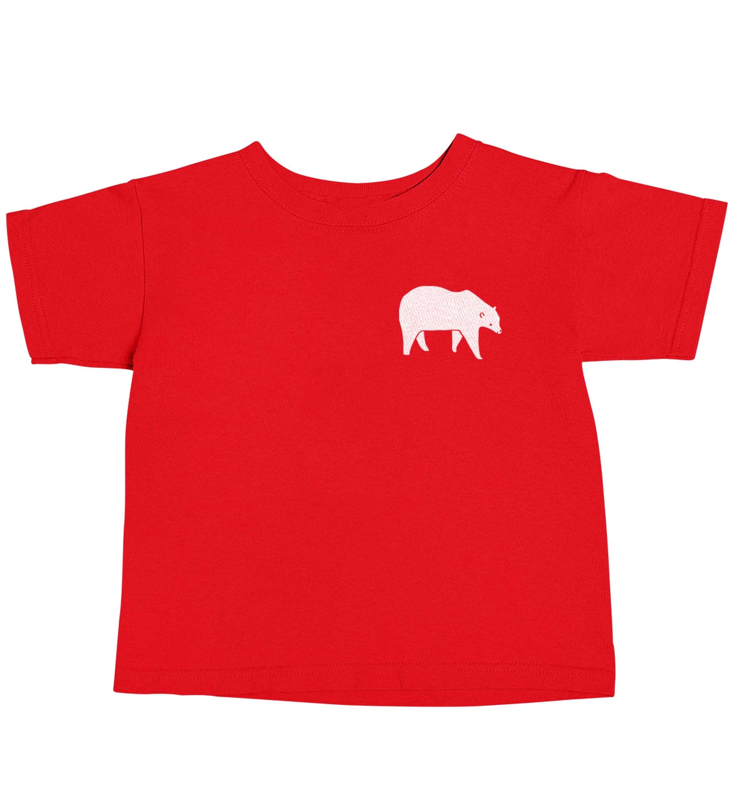 Polar Bear Kit red baby toddler Tshirt 2 Years