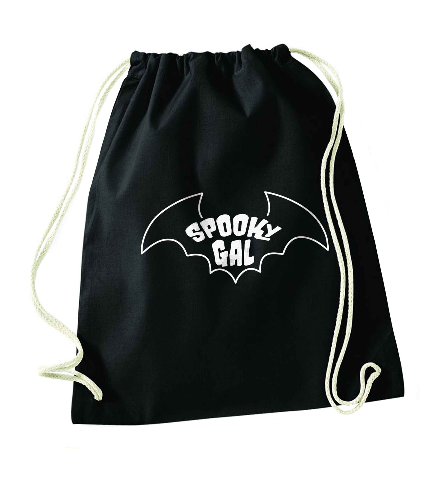 Spooky gal Kit black drawstring bag