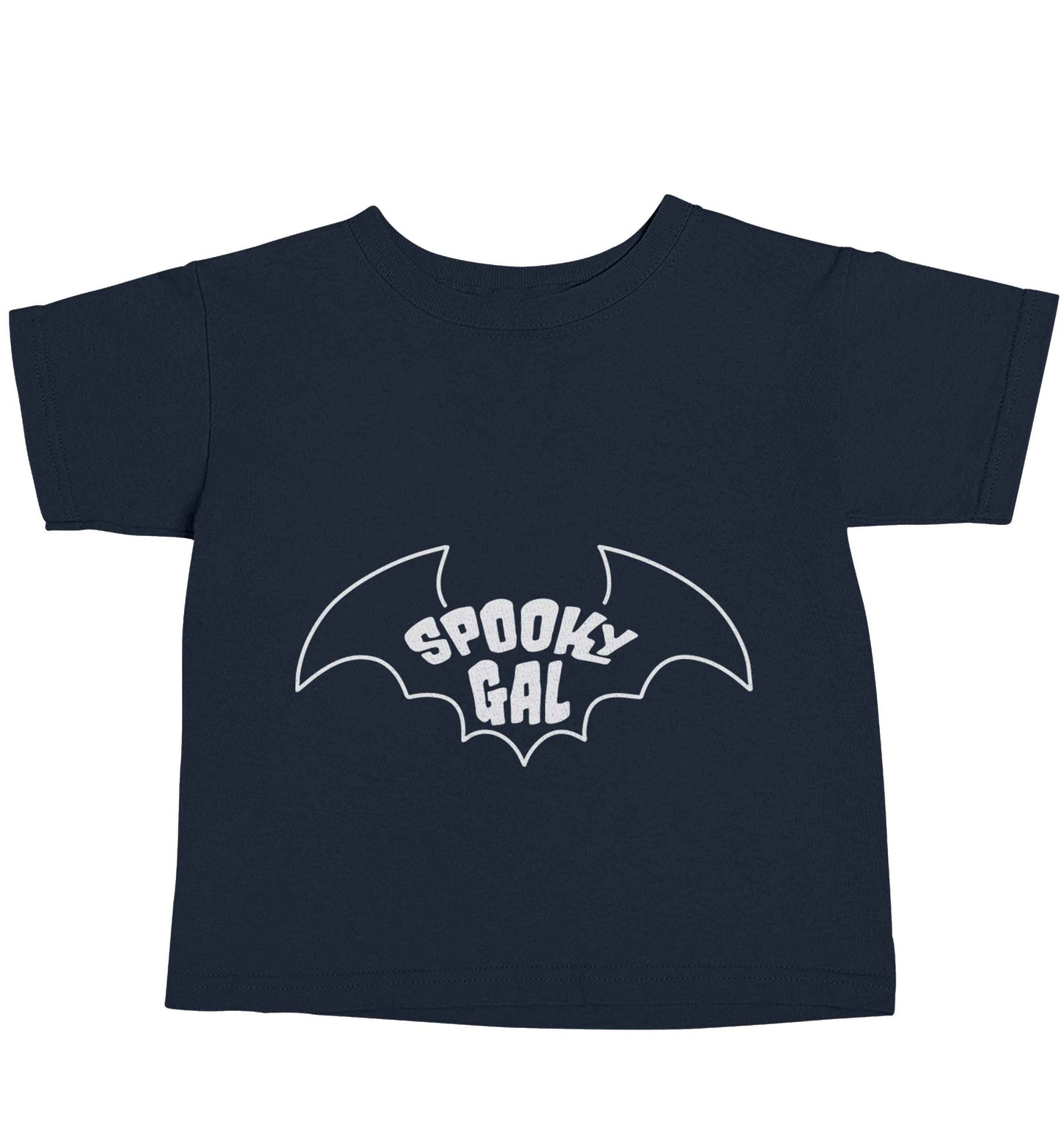 Spooky gal Kit navy baby toddler Tshirt 2 Years