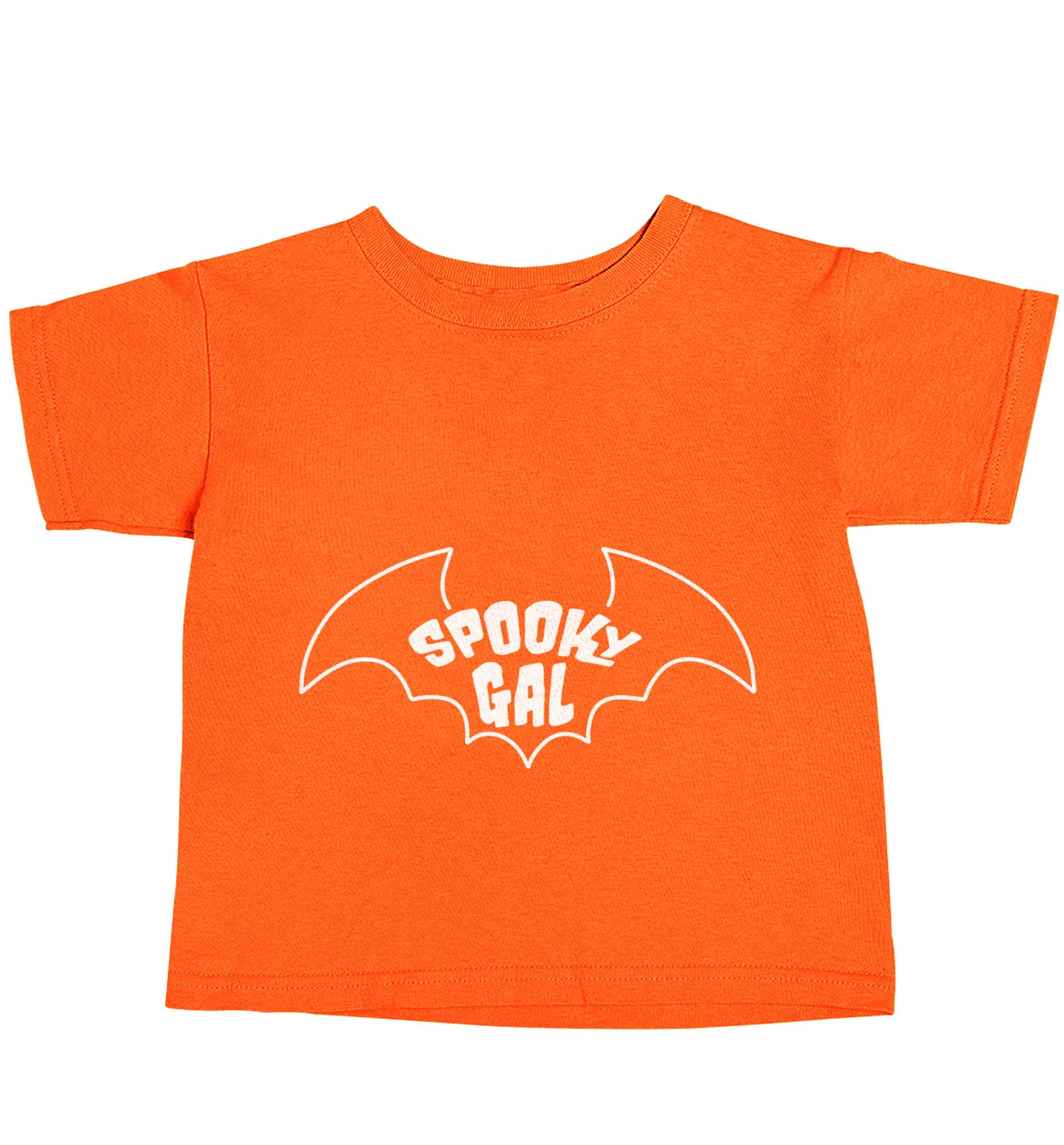 Spooky gal Kit orange baby toddler Tshirt 2 Years