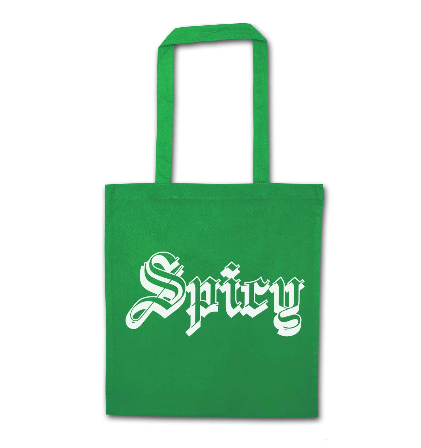 Spicy green tote bag