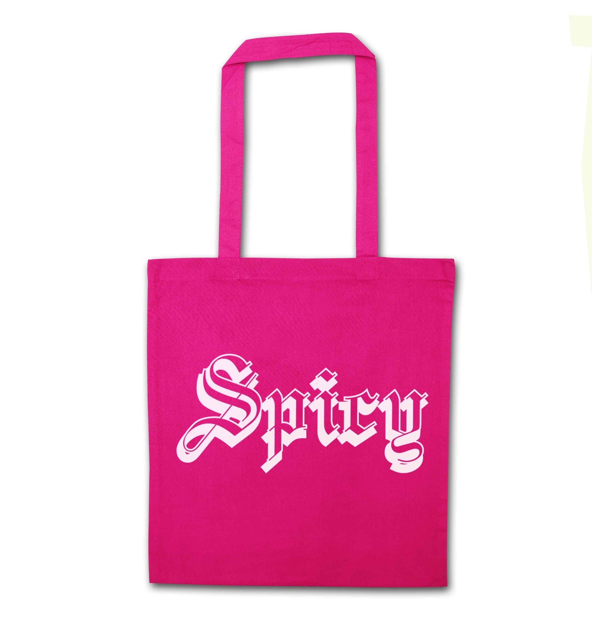 Spicy pink tote bag
