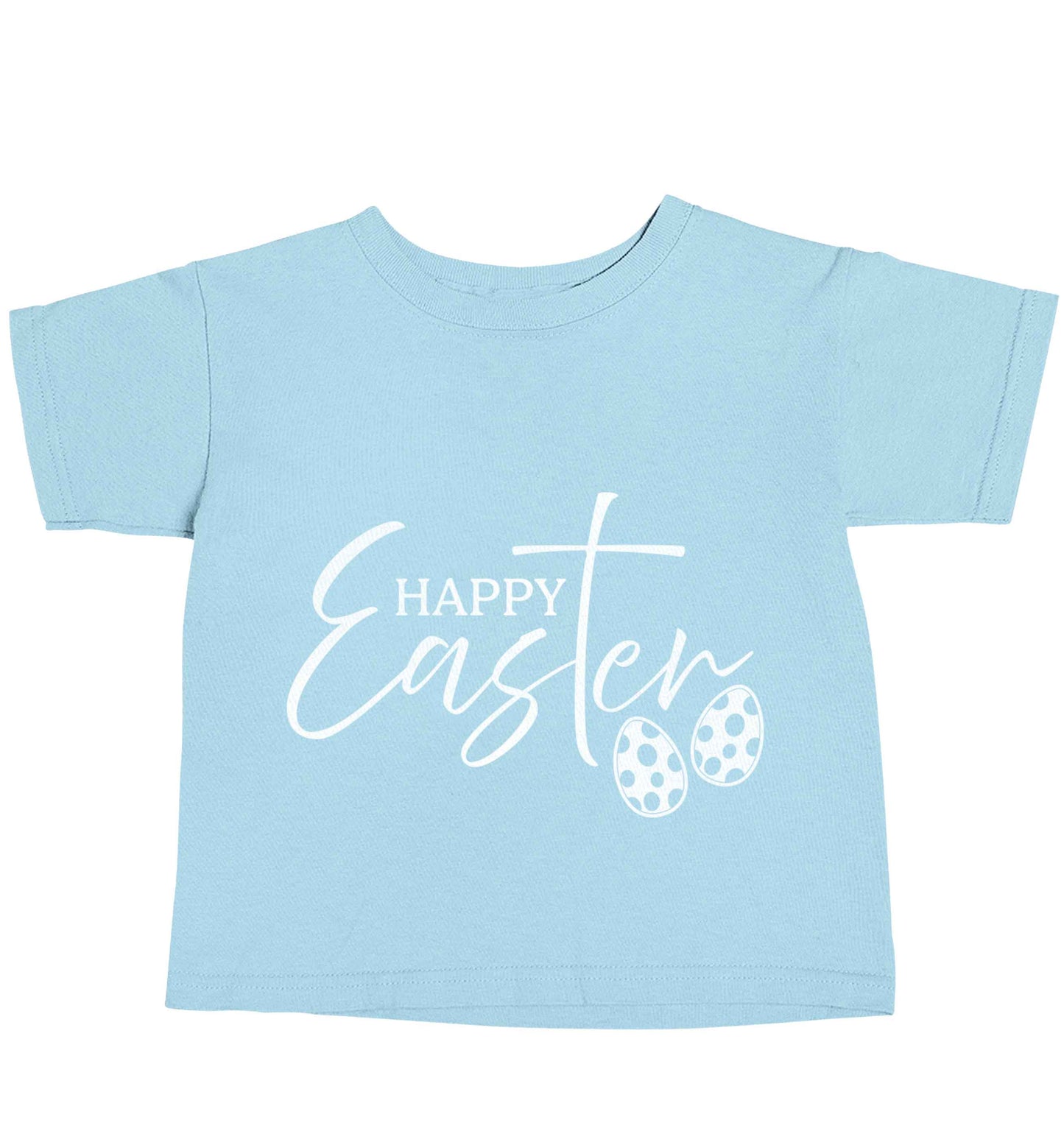 Happy Easter light blue baby toddler Tshirt 2 Years