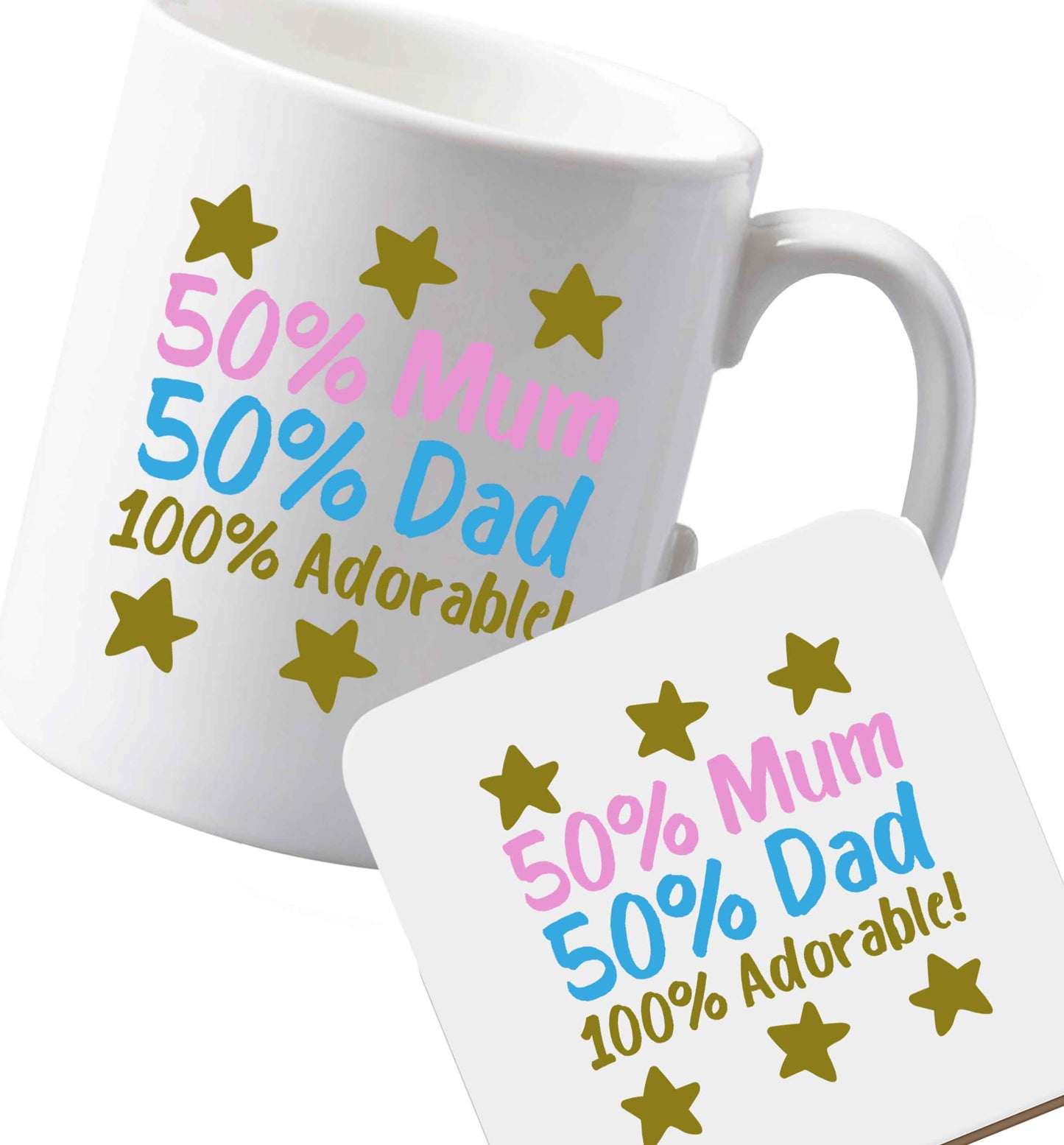 10 oz Ceramic mug and coaster Favourite Type Pan Pancake both sides