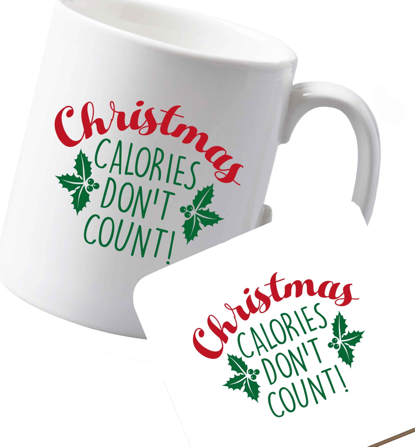 10 oz Ceramic mug and coaster Favourite Type Pan Pancake both sides