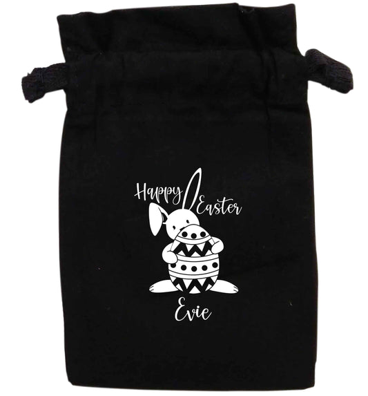 Happy Easter - personalised | XS - L | Pouch / Drawstring bag | Organic Cotton | Bulk discounts available!