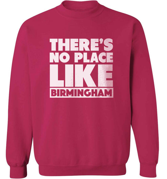 There's no place like Birmingham adult's unisex pink sweater 2XL
