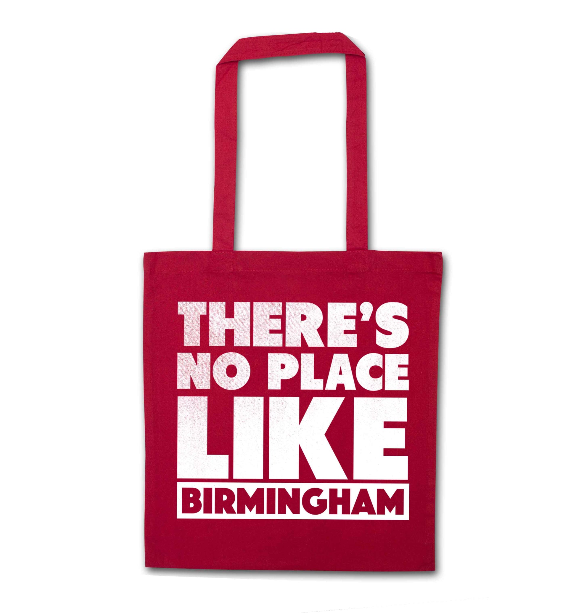There's no place like Birmingham red tote bag