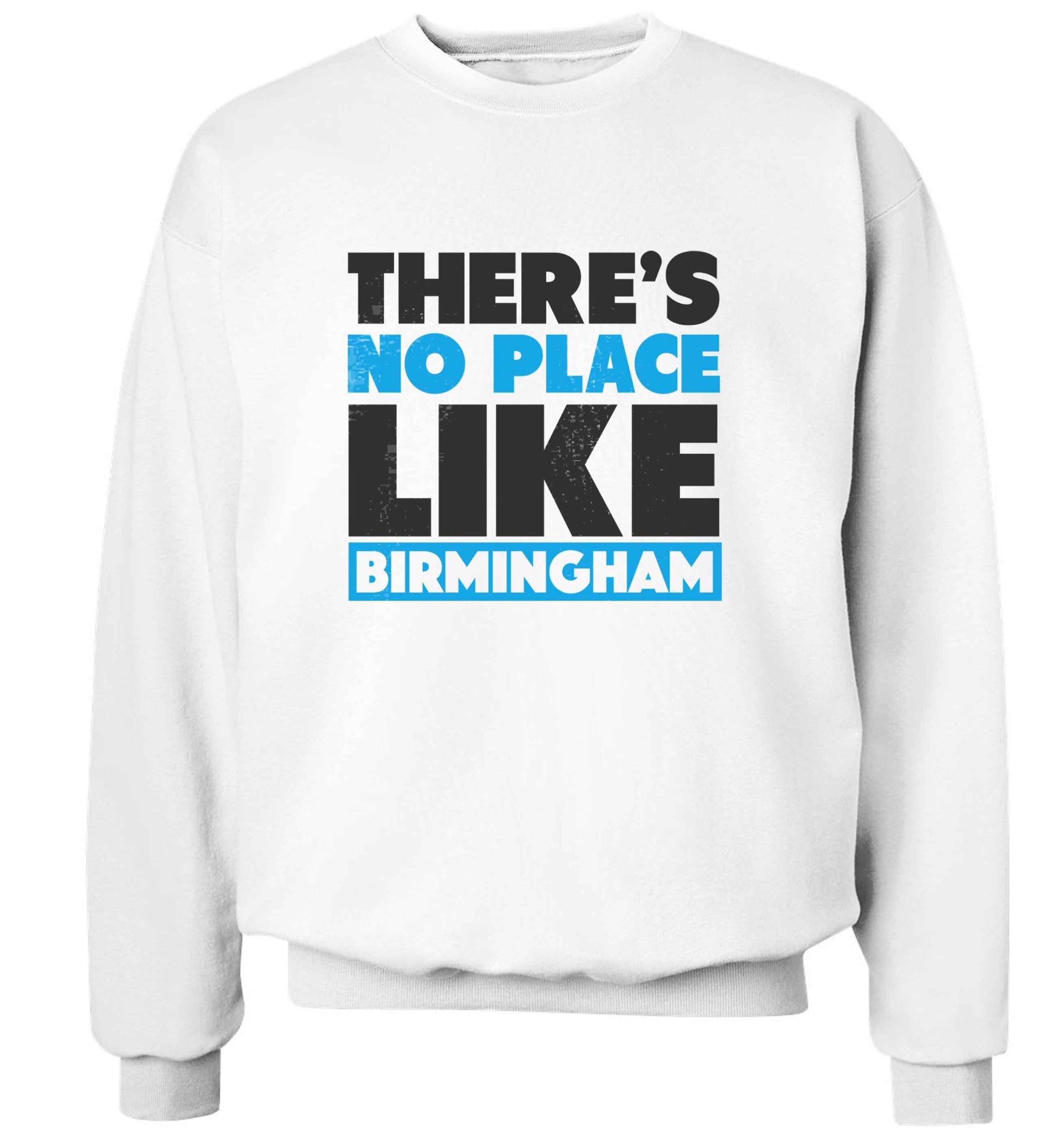 There's no place like Birmingham adult's unisex white sweater 2XL