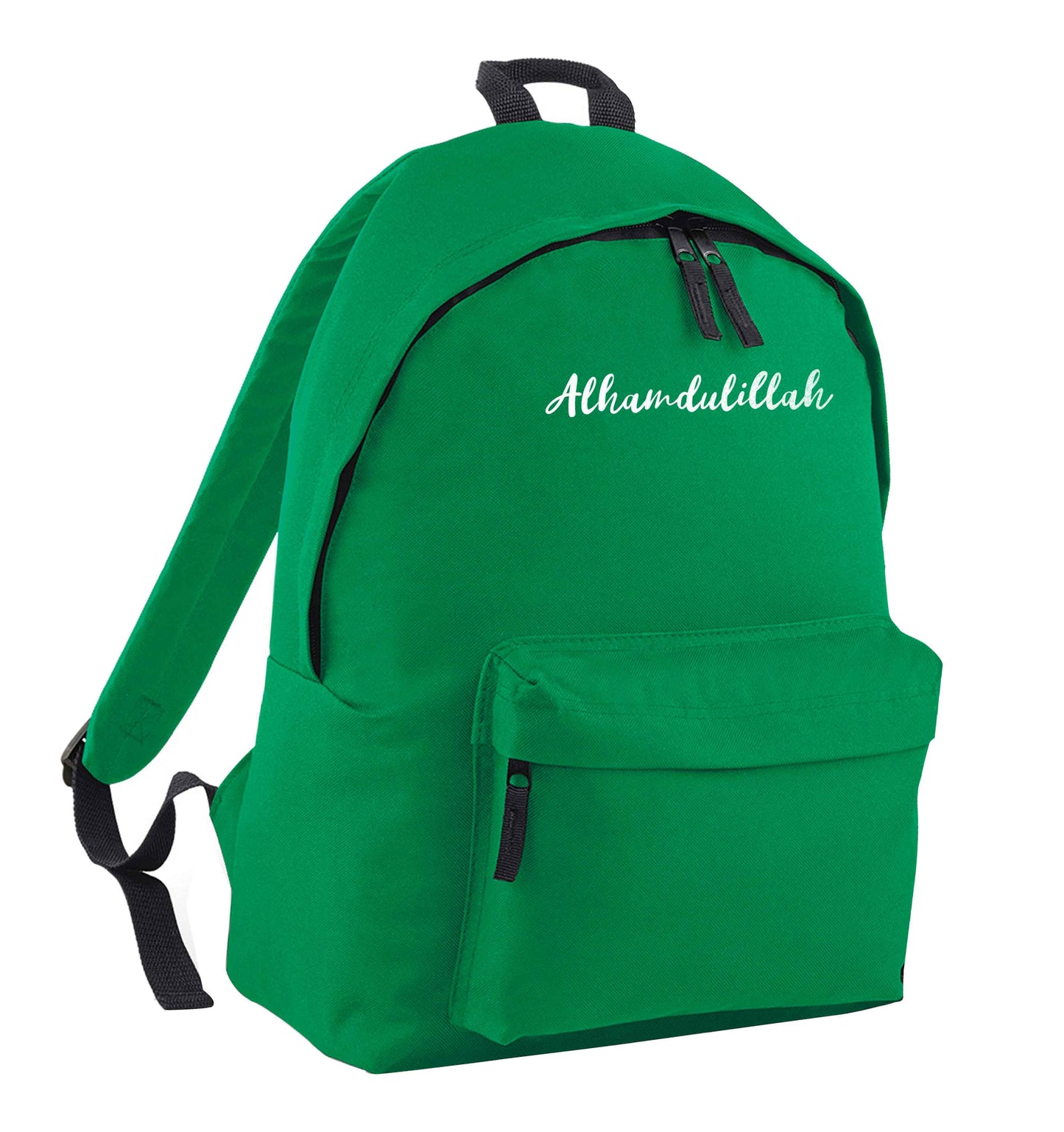 alhamdulillah green adults backpack