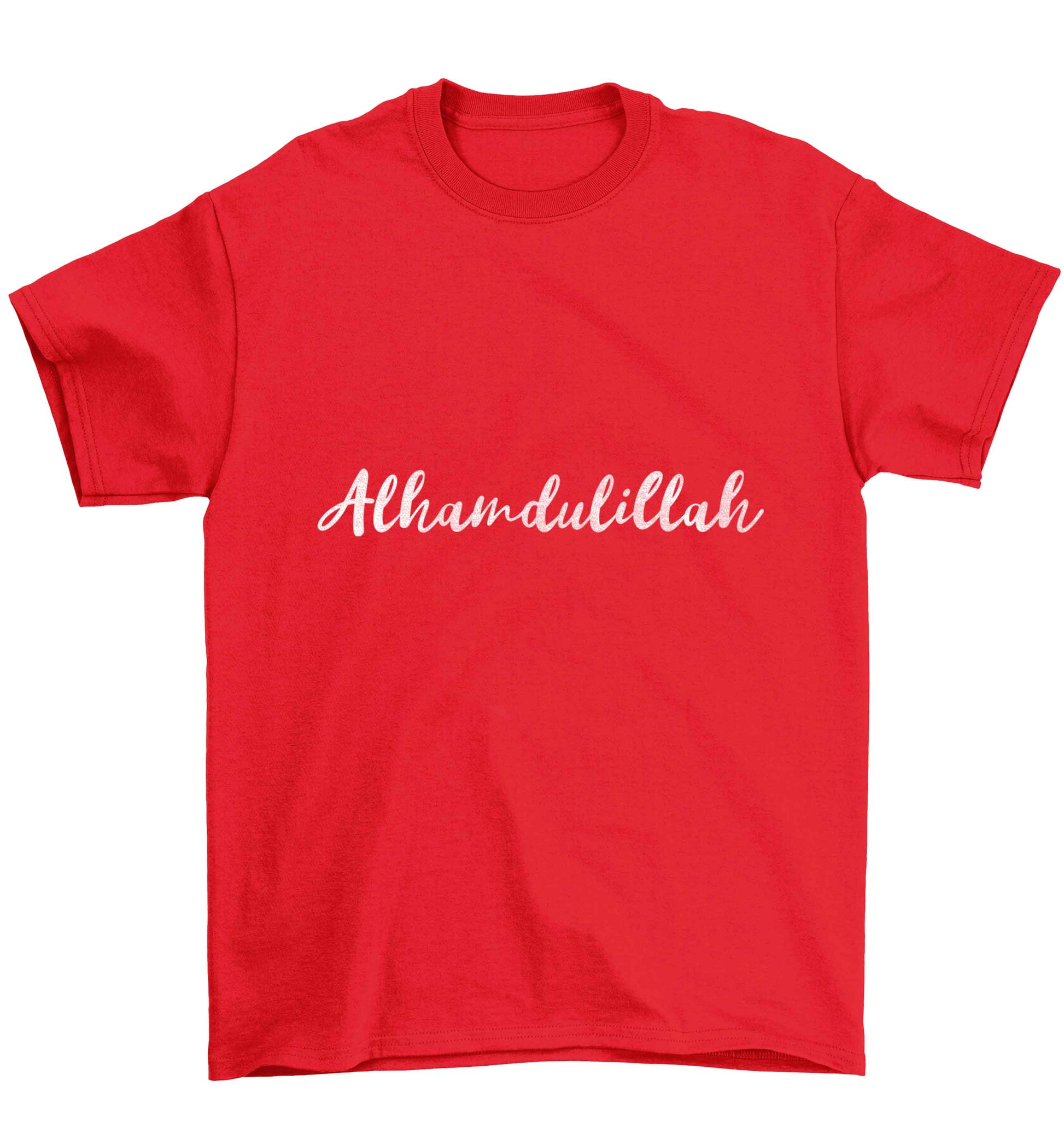 alhamdulillah Children's red Tshirt 12-13 Years