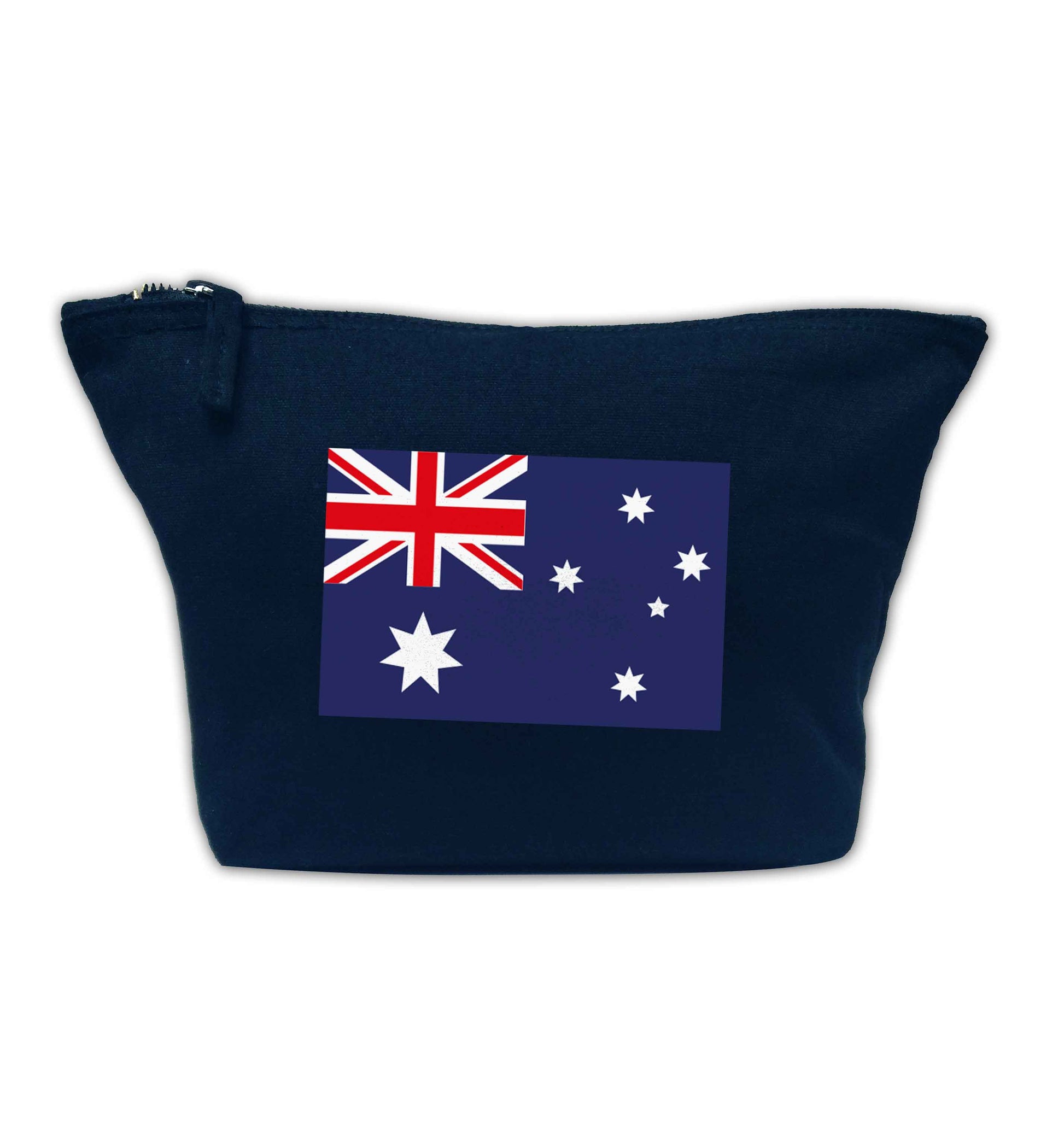Australian Flag navy makeup bag