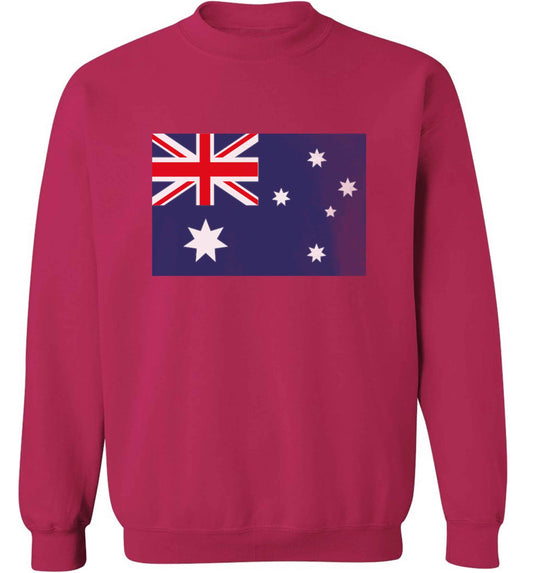 Australian Flag adult's unisex pink sweater 2XL