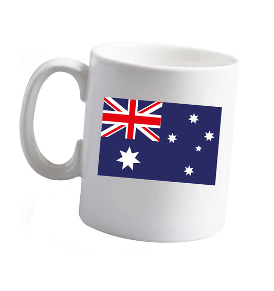 10 ozAustralian Flag ceramic mug right handed