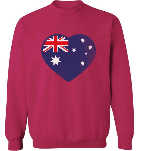 Australian Heart adult's unisex pink sweater 2XL