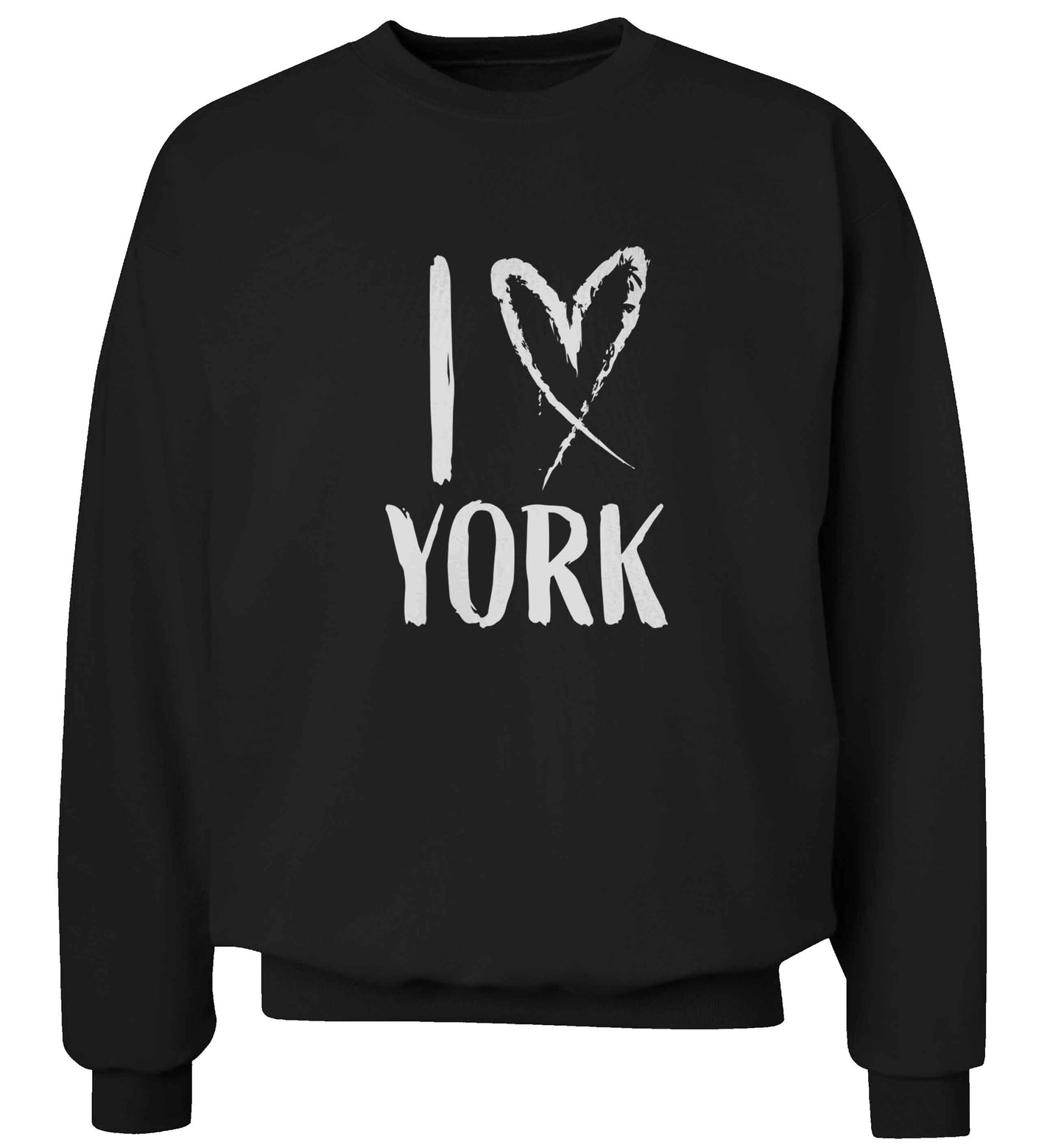 I love York adult's unisex black sweater 2XL