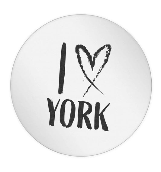 I love York 24 @ 45mm matt circle stickers