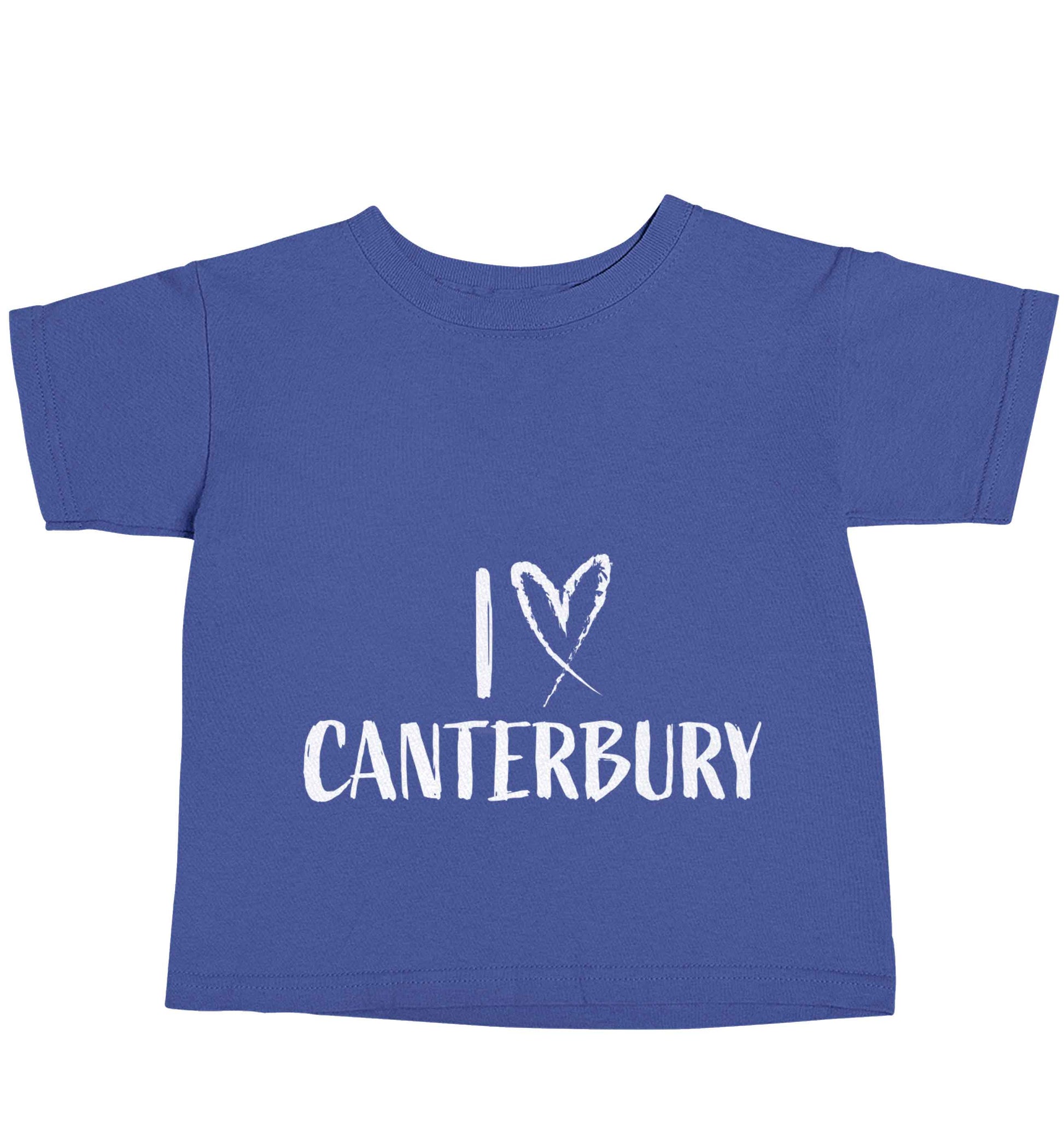 I love Canterbury blue baby toddler Tshirt 2 Years