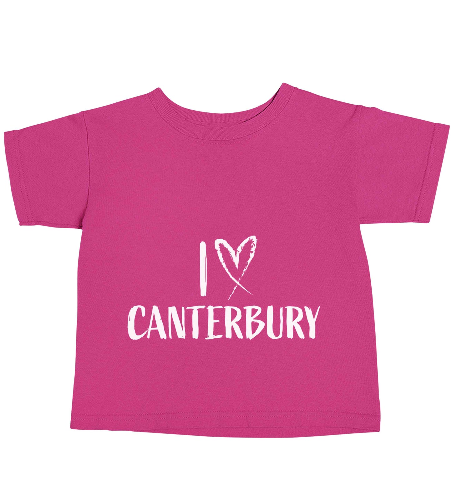 I love Canterbury pink baby toddler Tshirt 2 Years