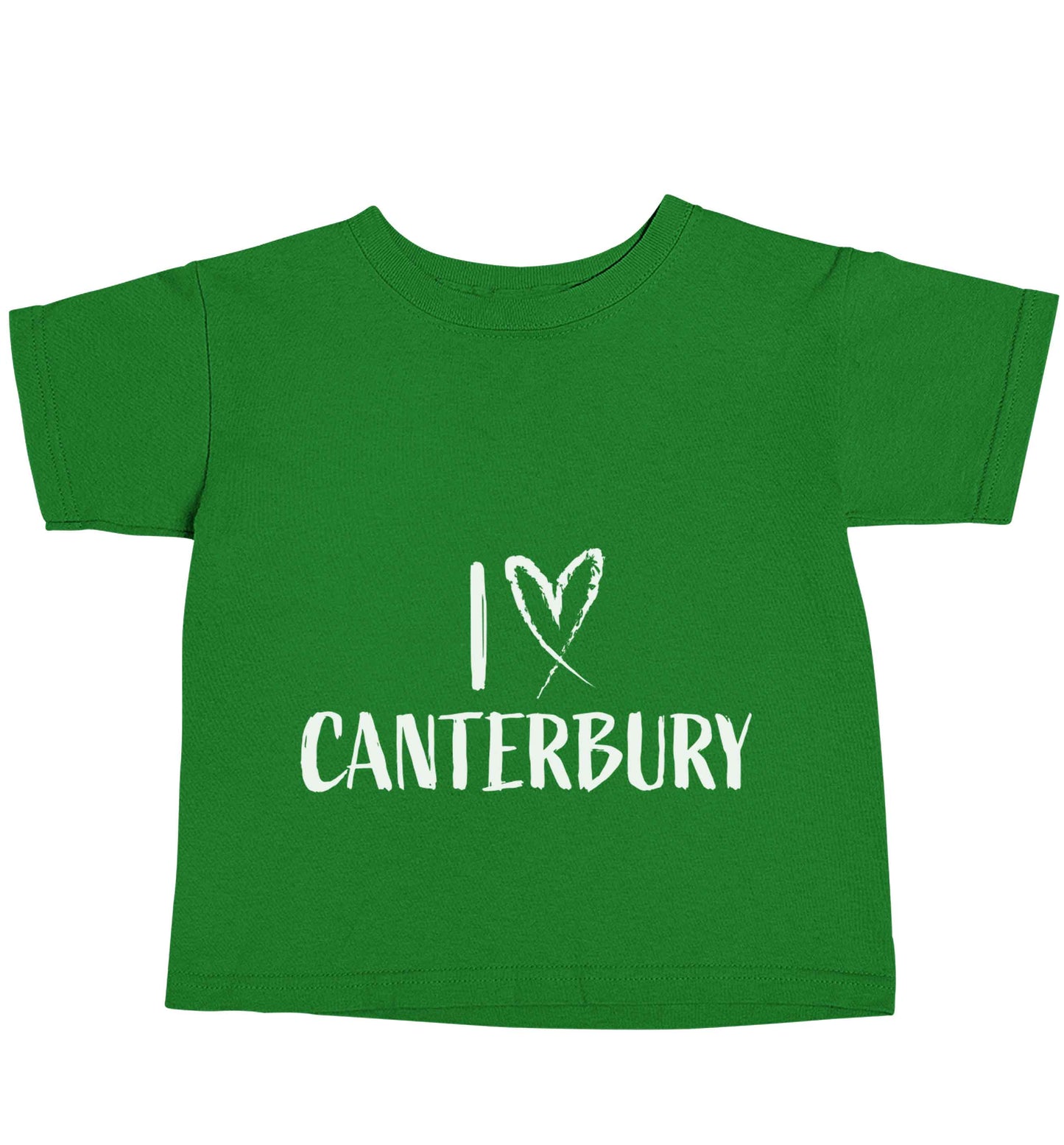 I love Canterbury green baby toddler Tshirt 2 Years