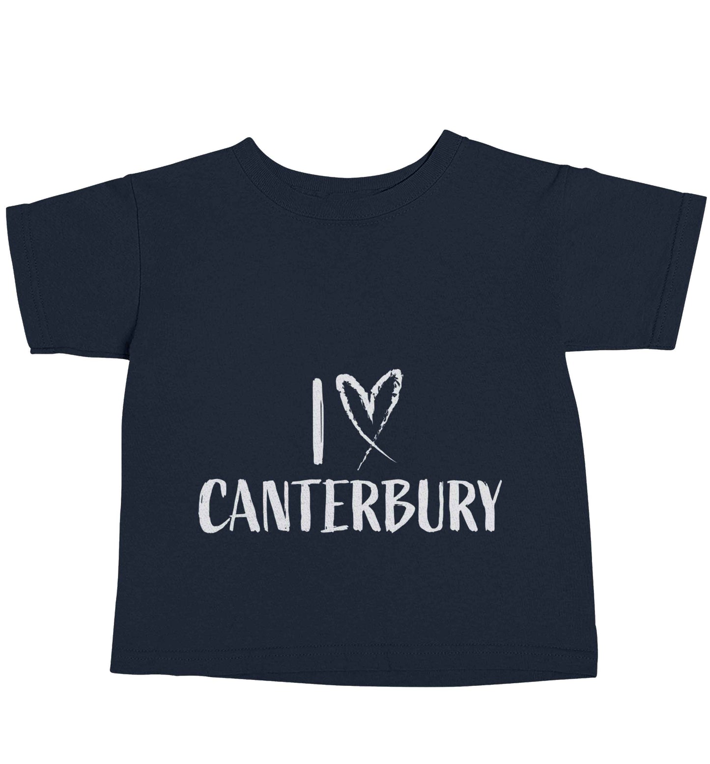I love Canterbury navy baby toddler Tshirt 2 Years