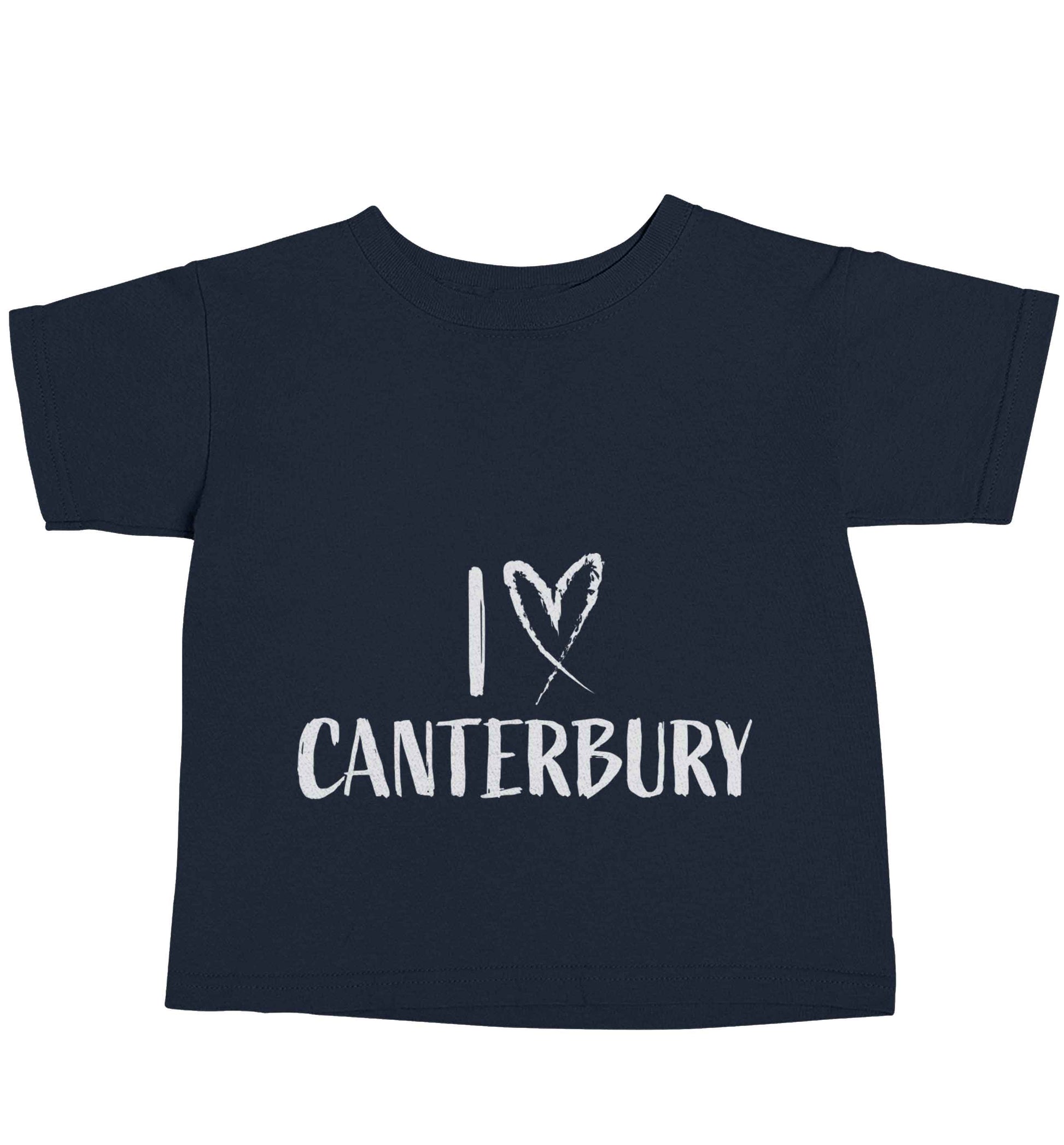 I love Canterbury navy baby toddler Tshirt 2 Years