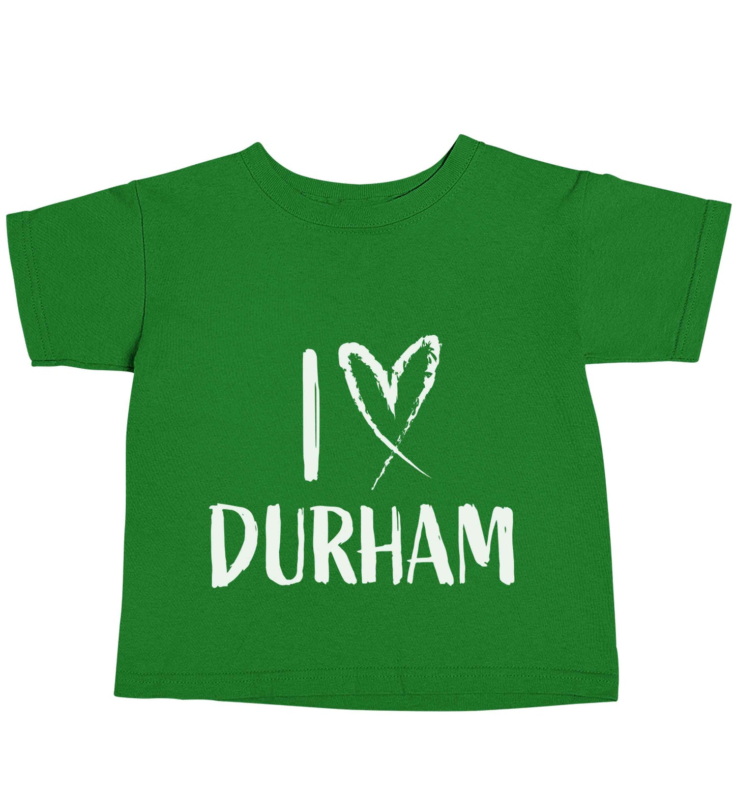 I love Durham green baby toddler Tshirt 2 Years