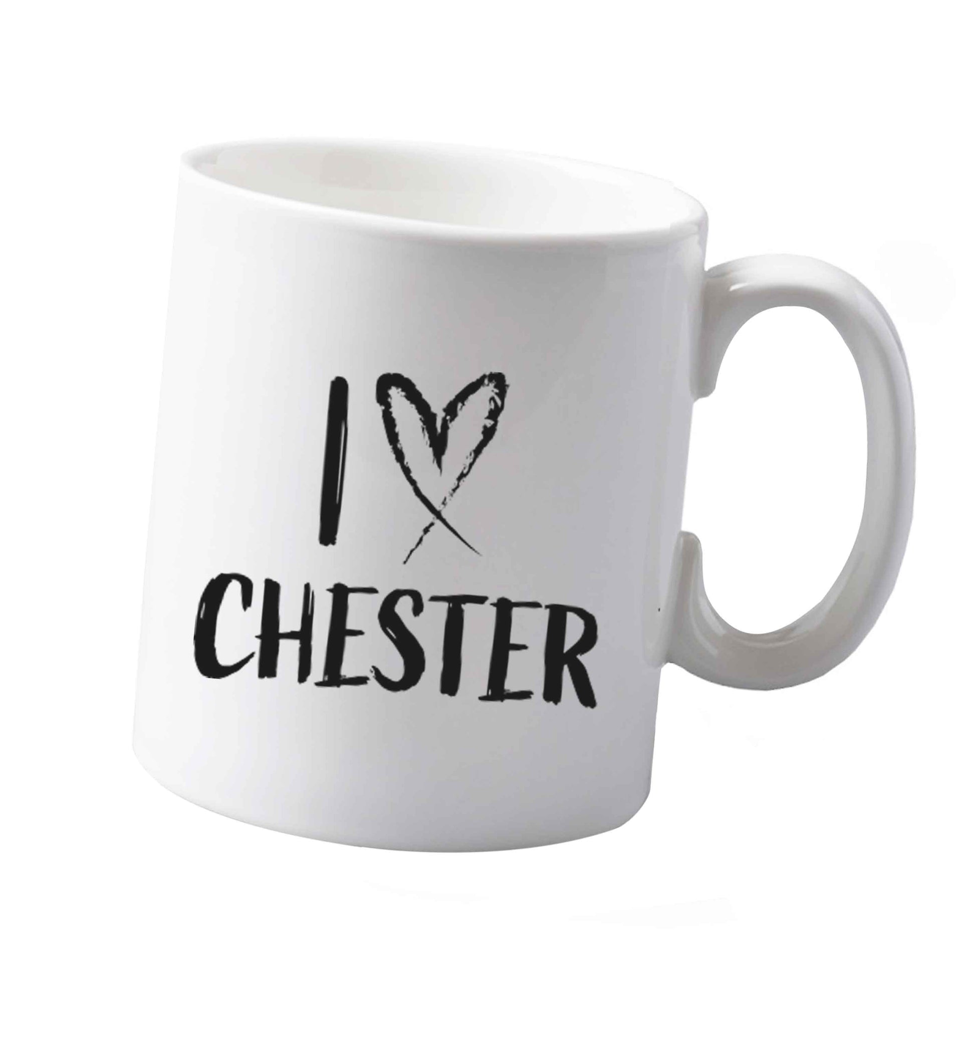10 oz I love Chester ceramic mug both sides
