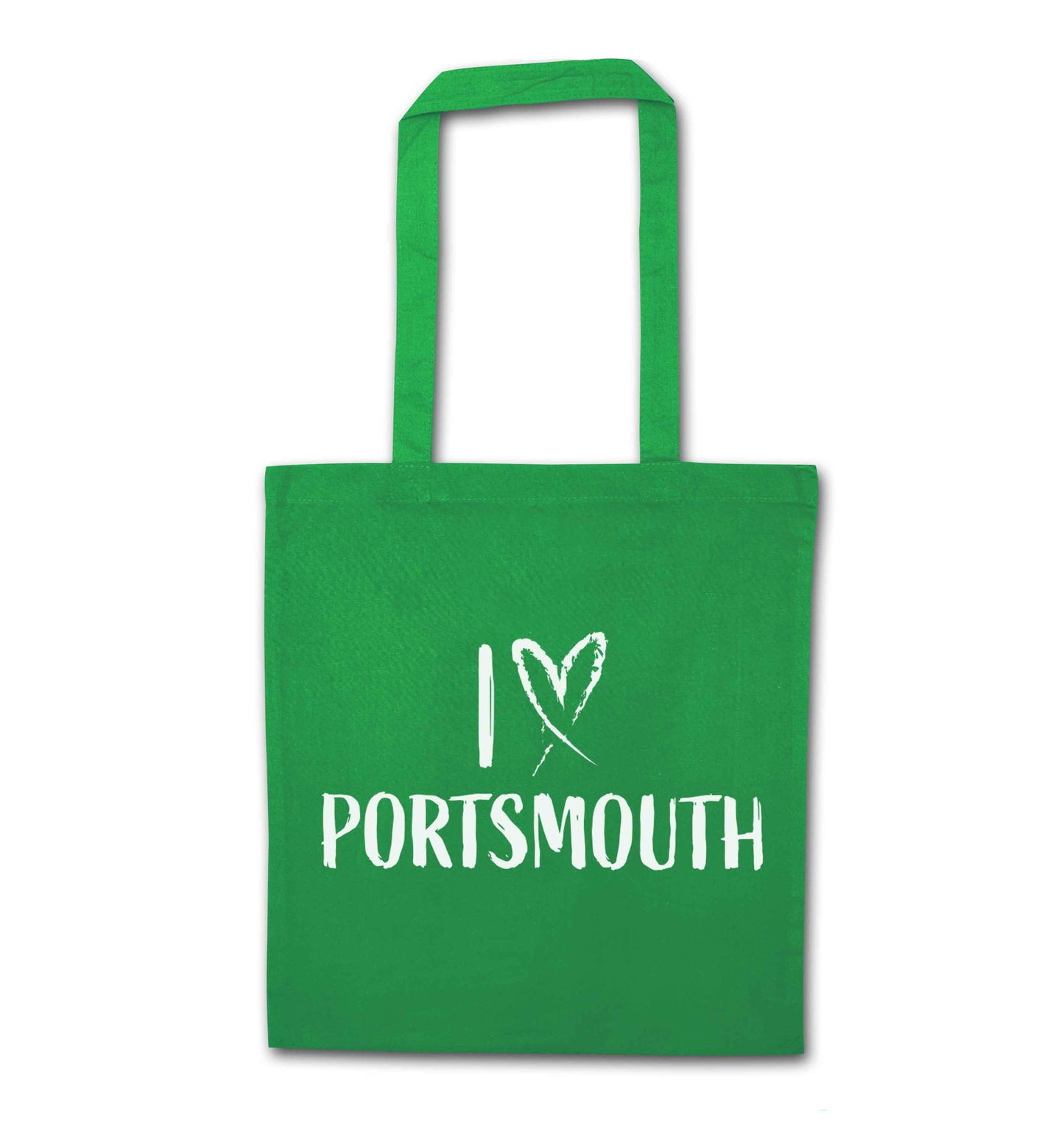 I love Portsmouth green tote bag