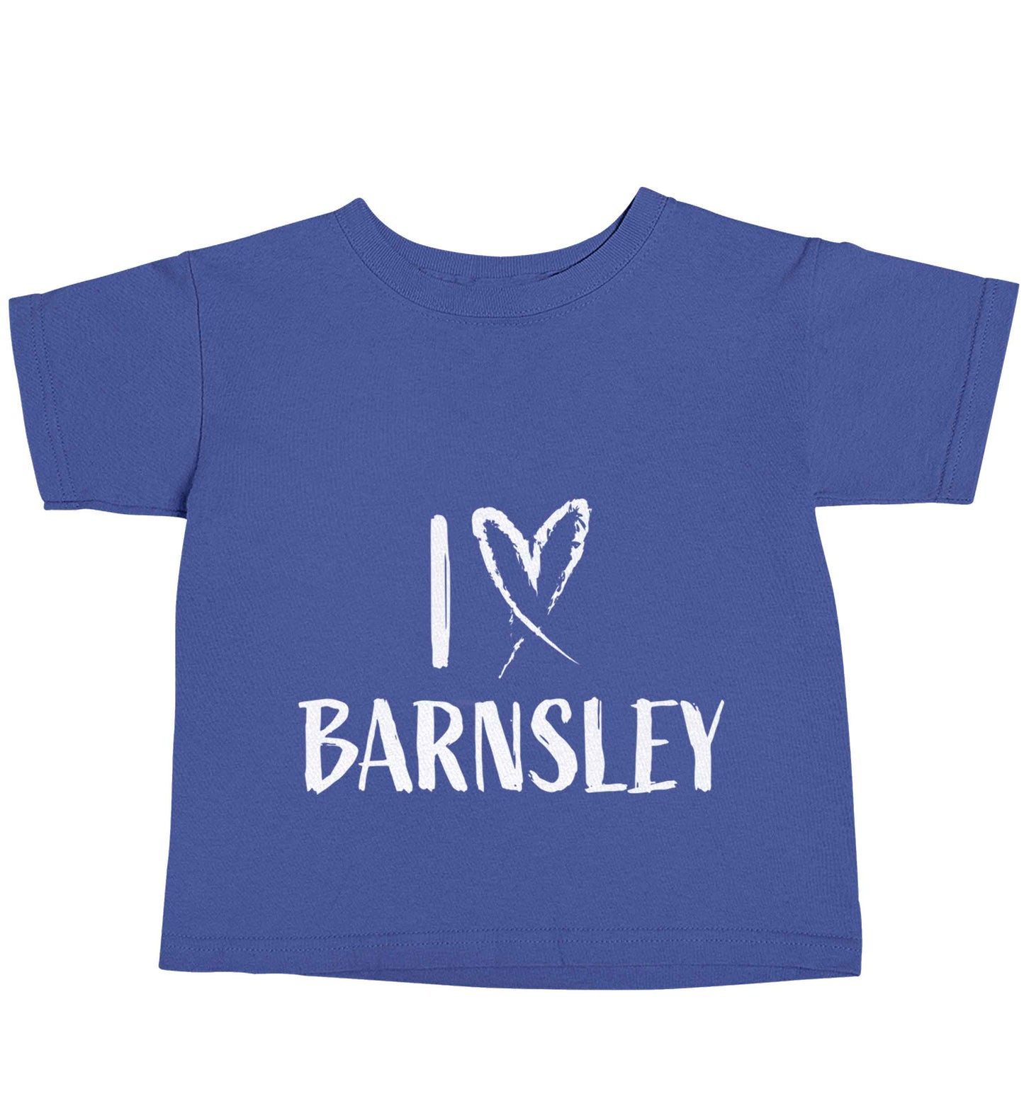 I love Barnsley blue baby toddler Tshirt 2 Years