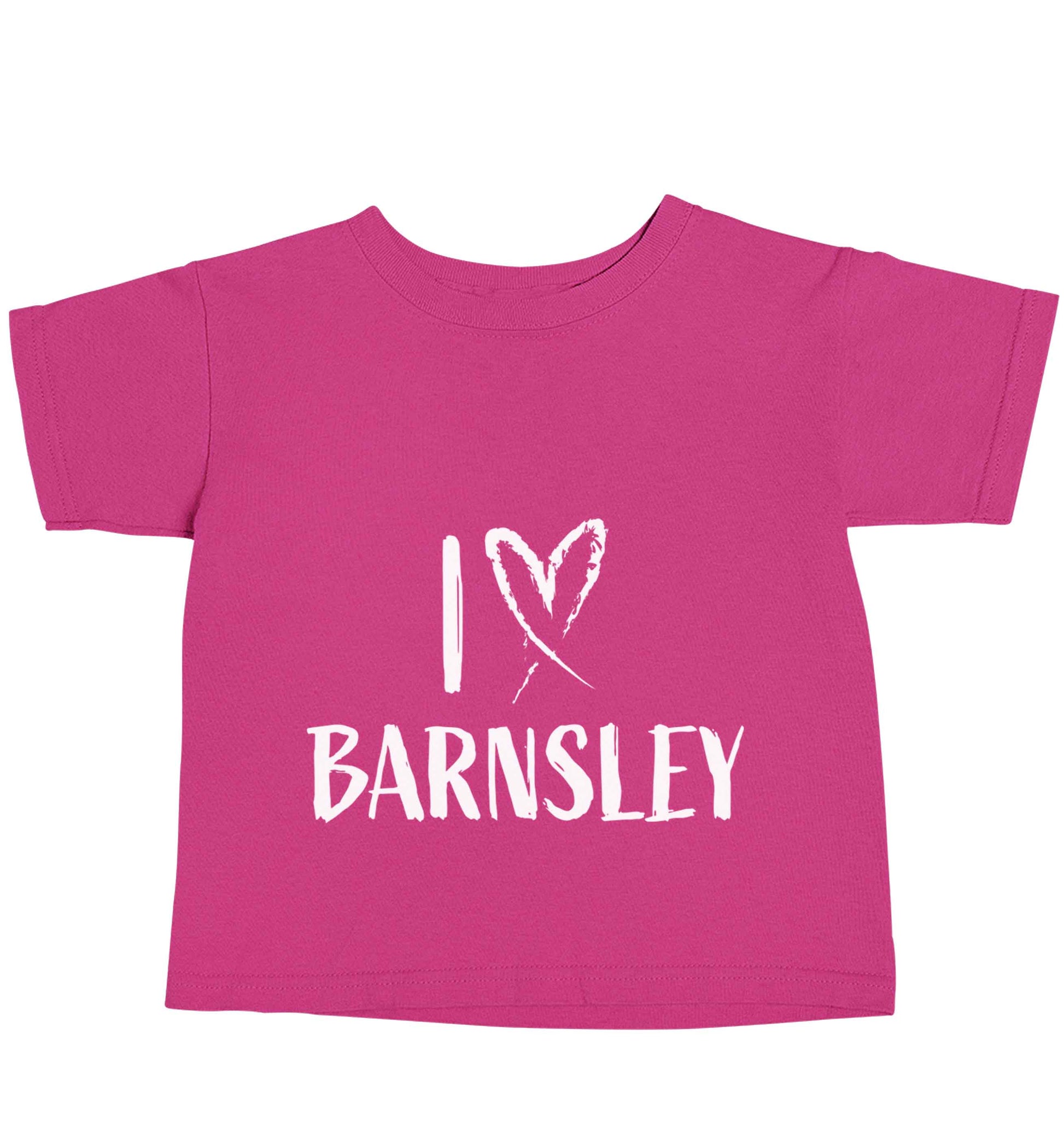 I love Barnsley pink baby toddler Tshirt 2 Years