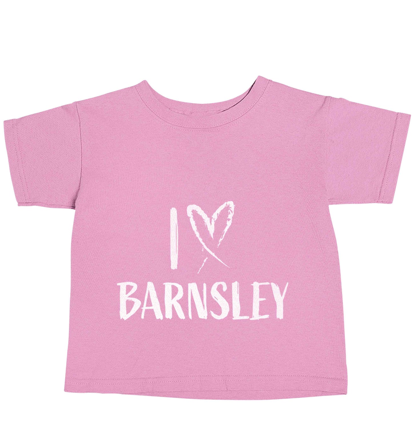 I love Barnsley light pink baby toddler Tshirt 2 Years