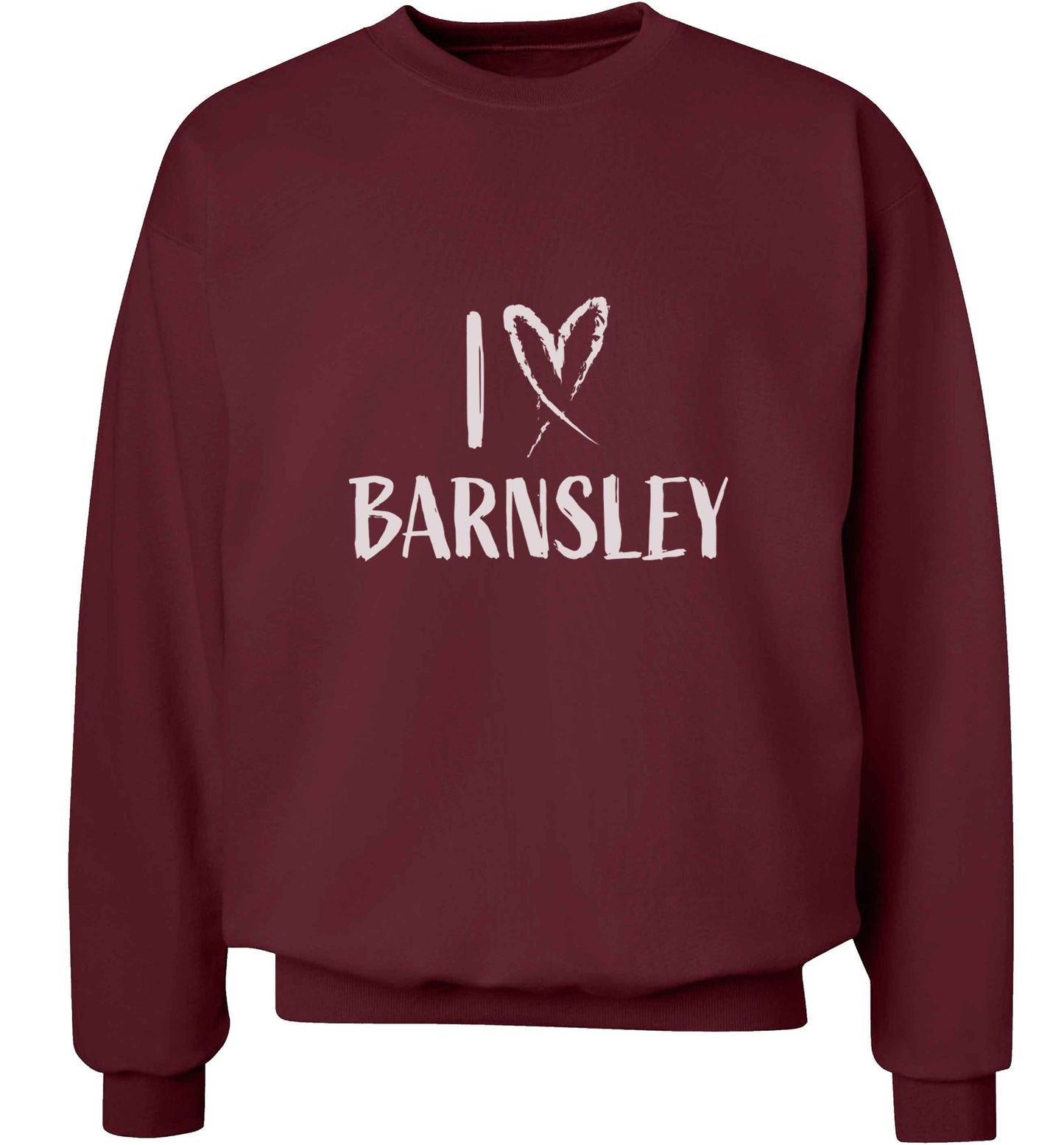 I love Barnsley adult's unisex maroon sweater 2XL