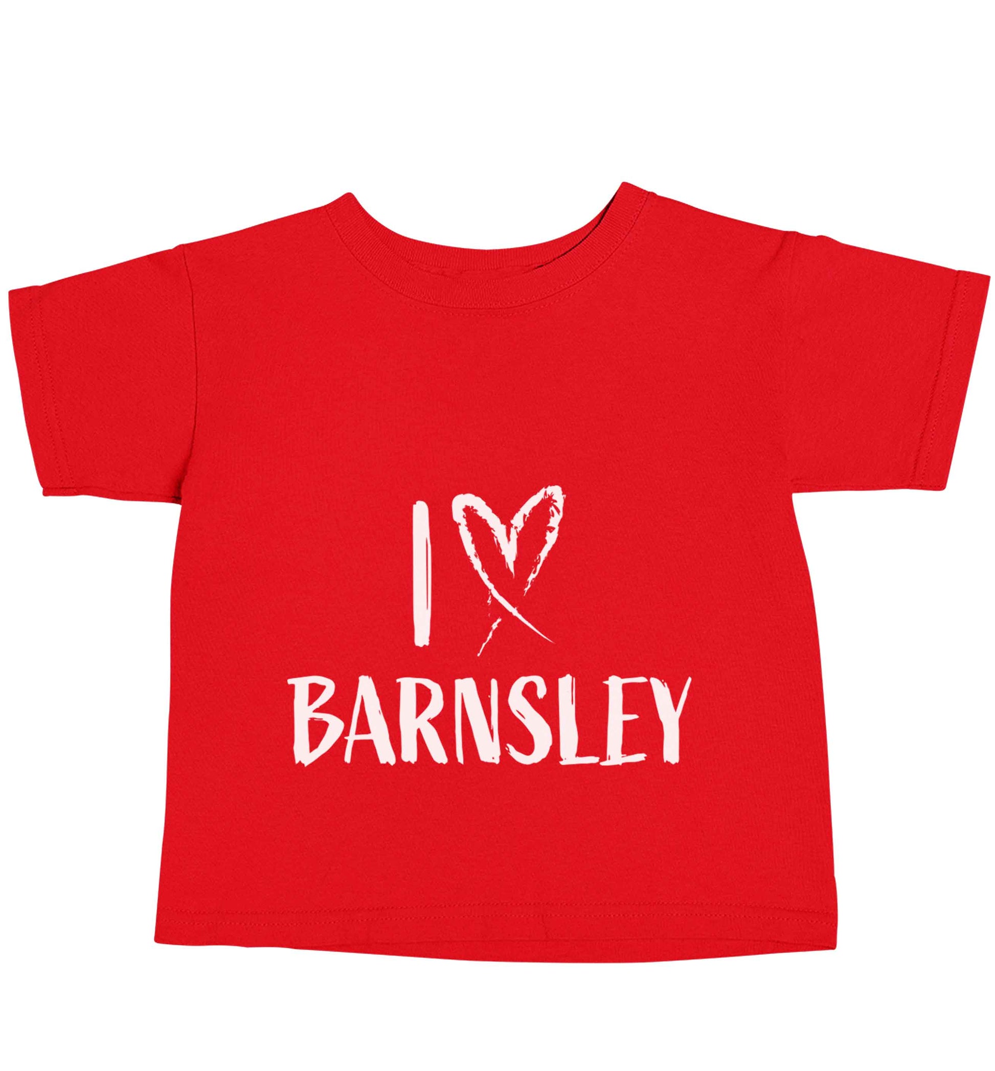 I love Barnsley red baby toddler Tshirt 2 Years