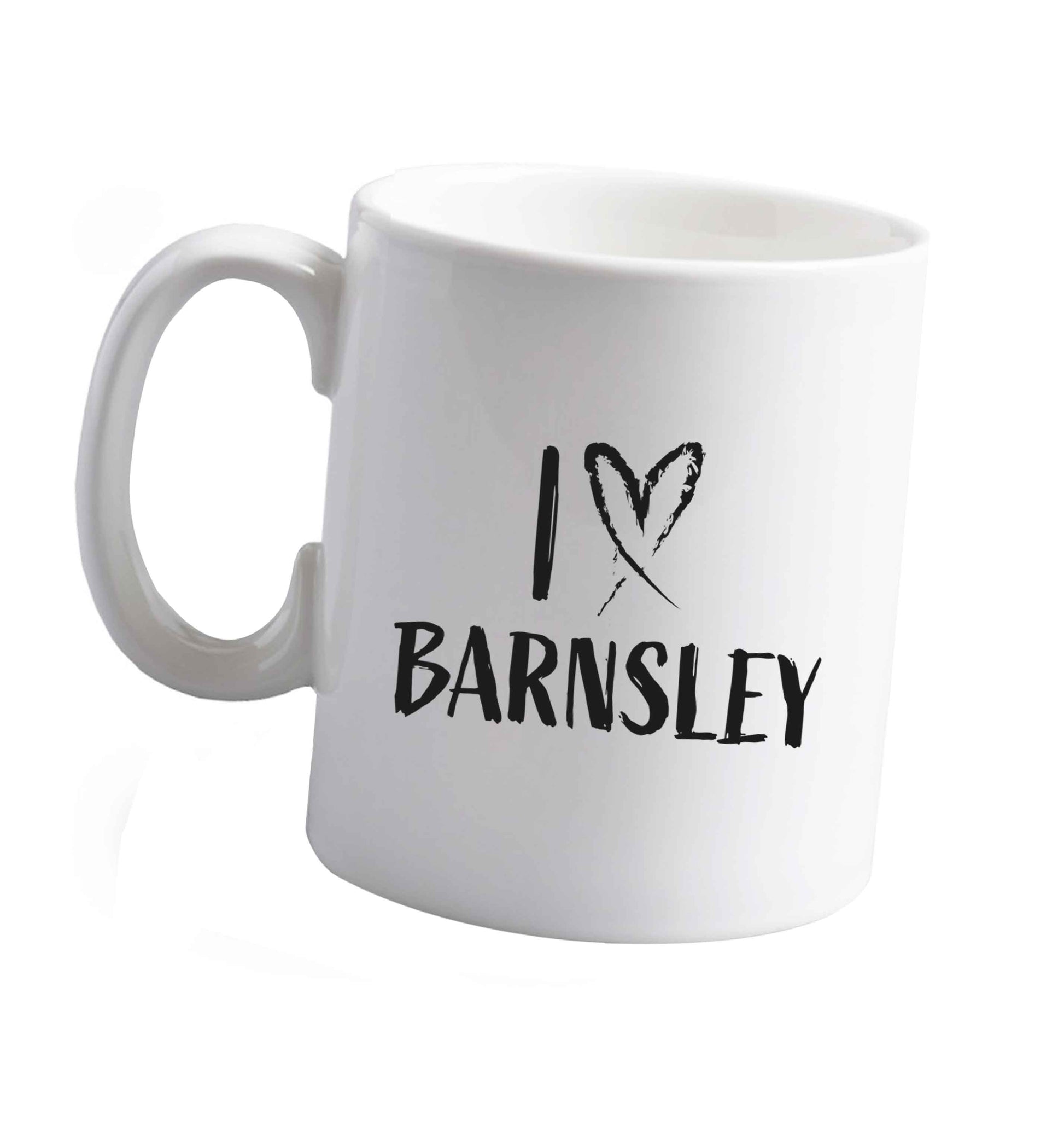 10 oz I love Barnsley ceramic mug right handed
