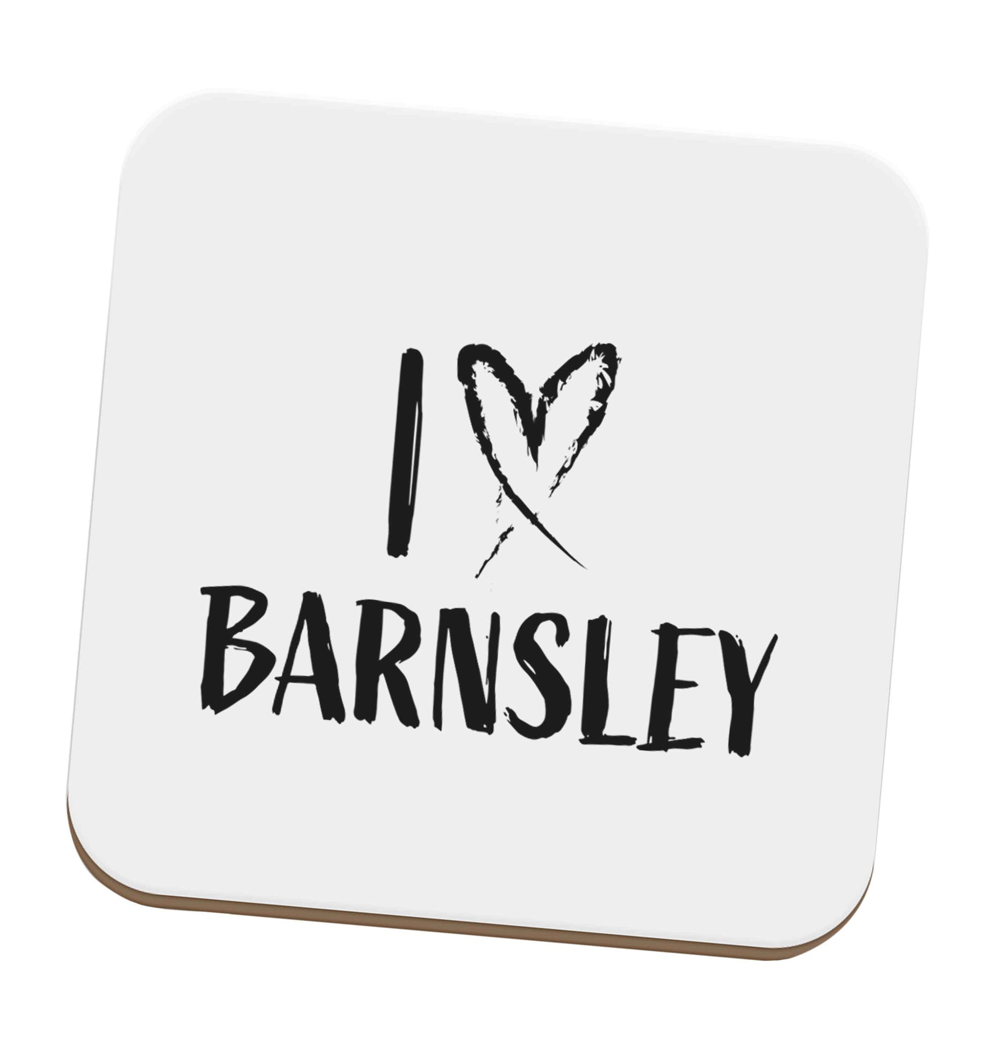 I love Barnsley set of four coasters