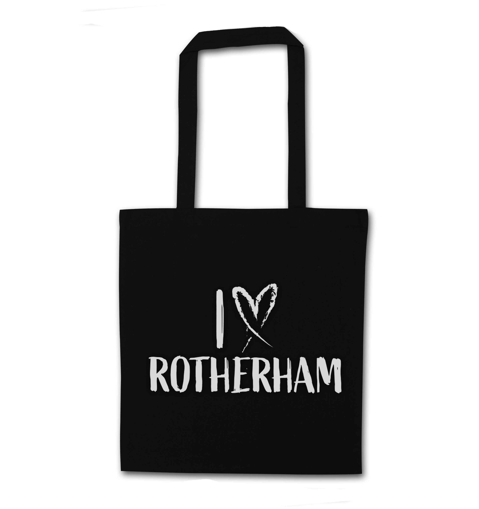 I love Rotherham black tote bag