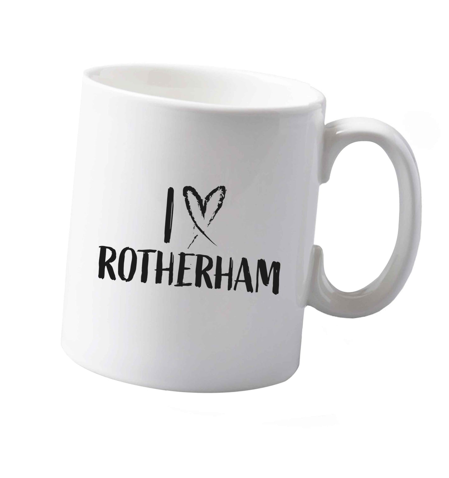 10 oz I love Rotherham ceramic mug both sides