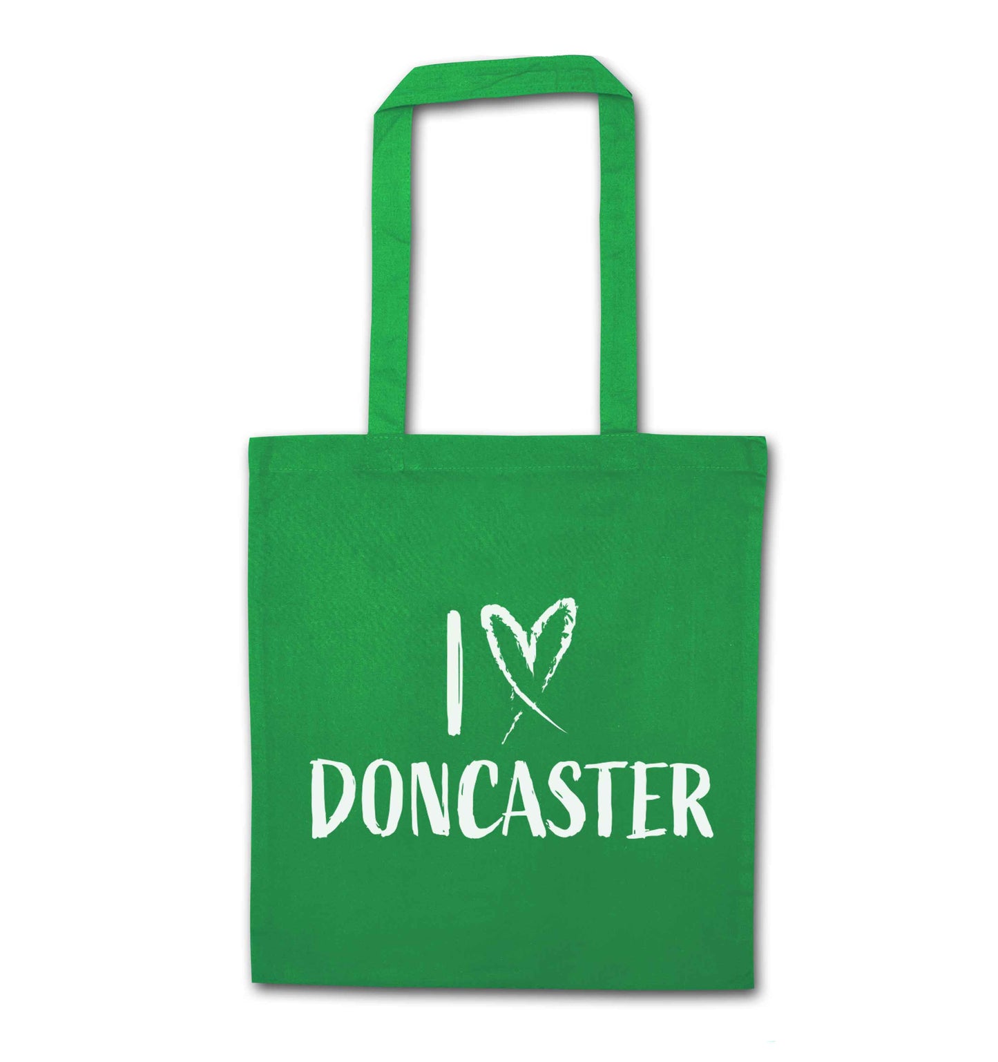 I love Doncaster green tote bag