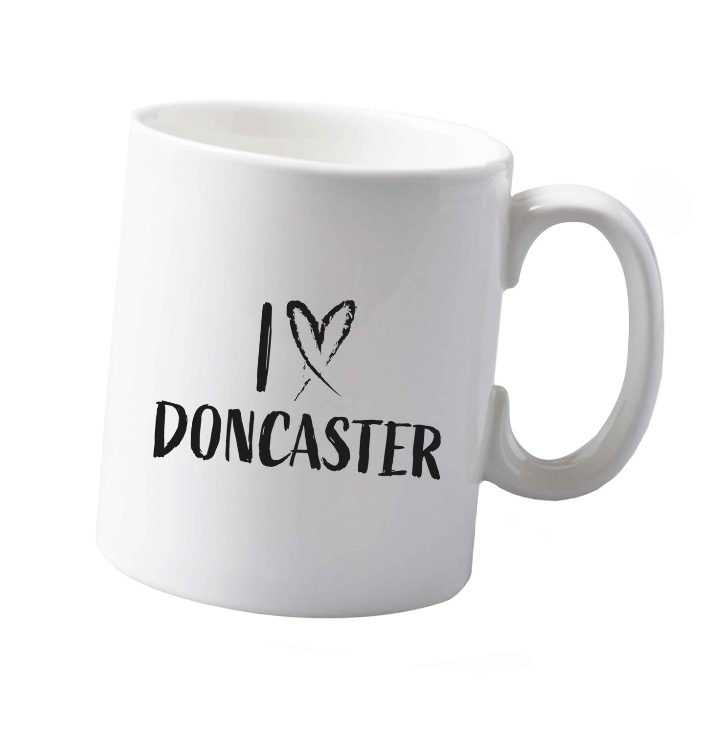 10 oz I love Doncaster ceramic mug both sides