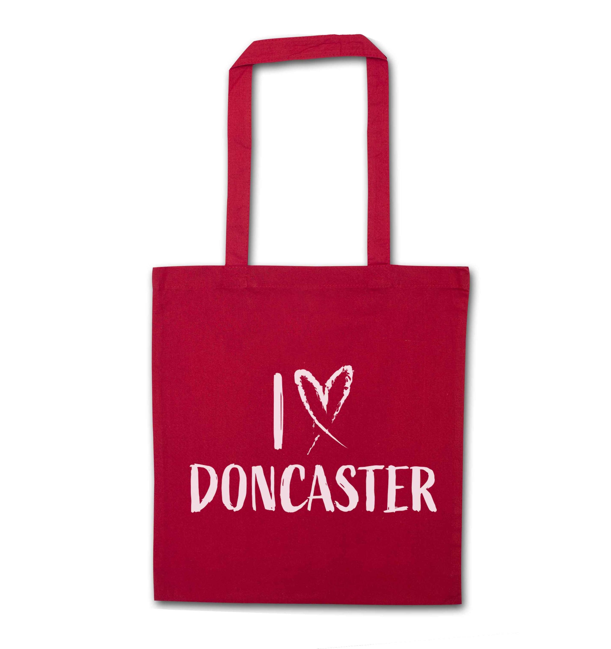 I love Doncaster red tote bag