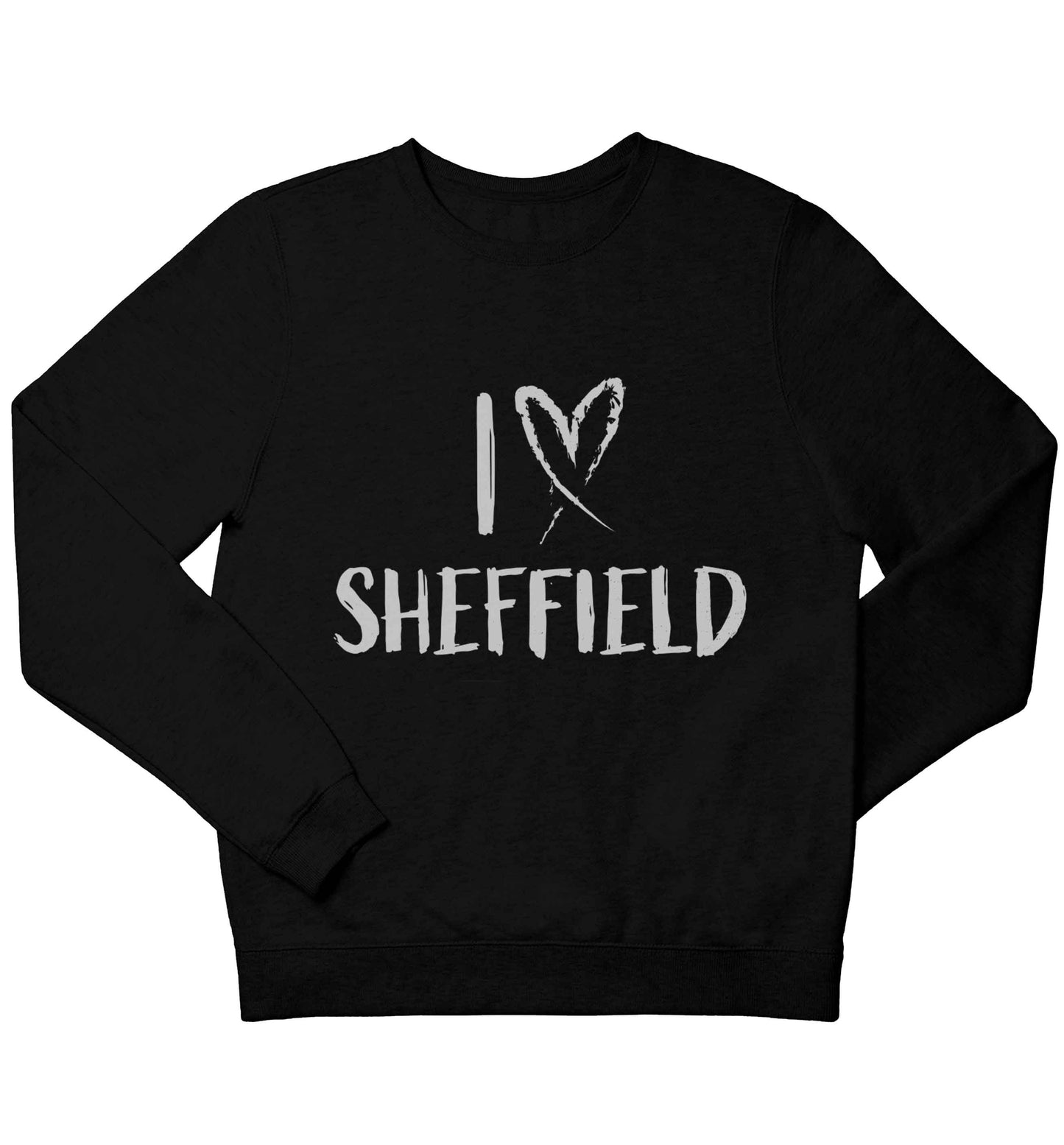 I love Sheffield children's black sweater 12-13 Years