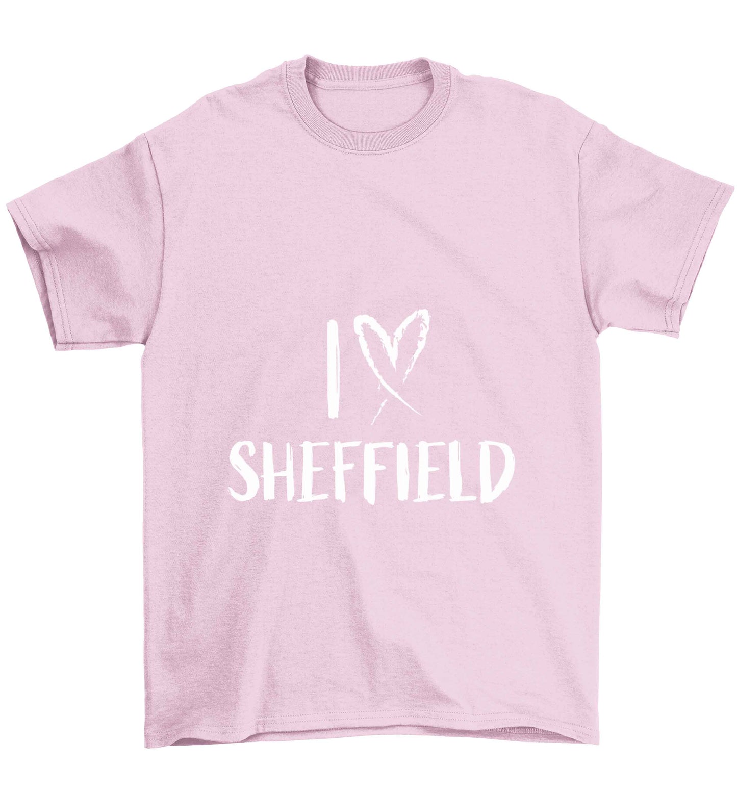 I love Sheffield Children's light pink Tshirt 12-13 Years