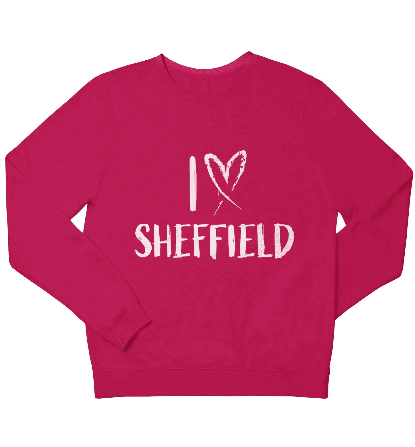 I love Sheffield children's pink sweater 12-13 Years