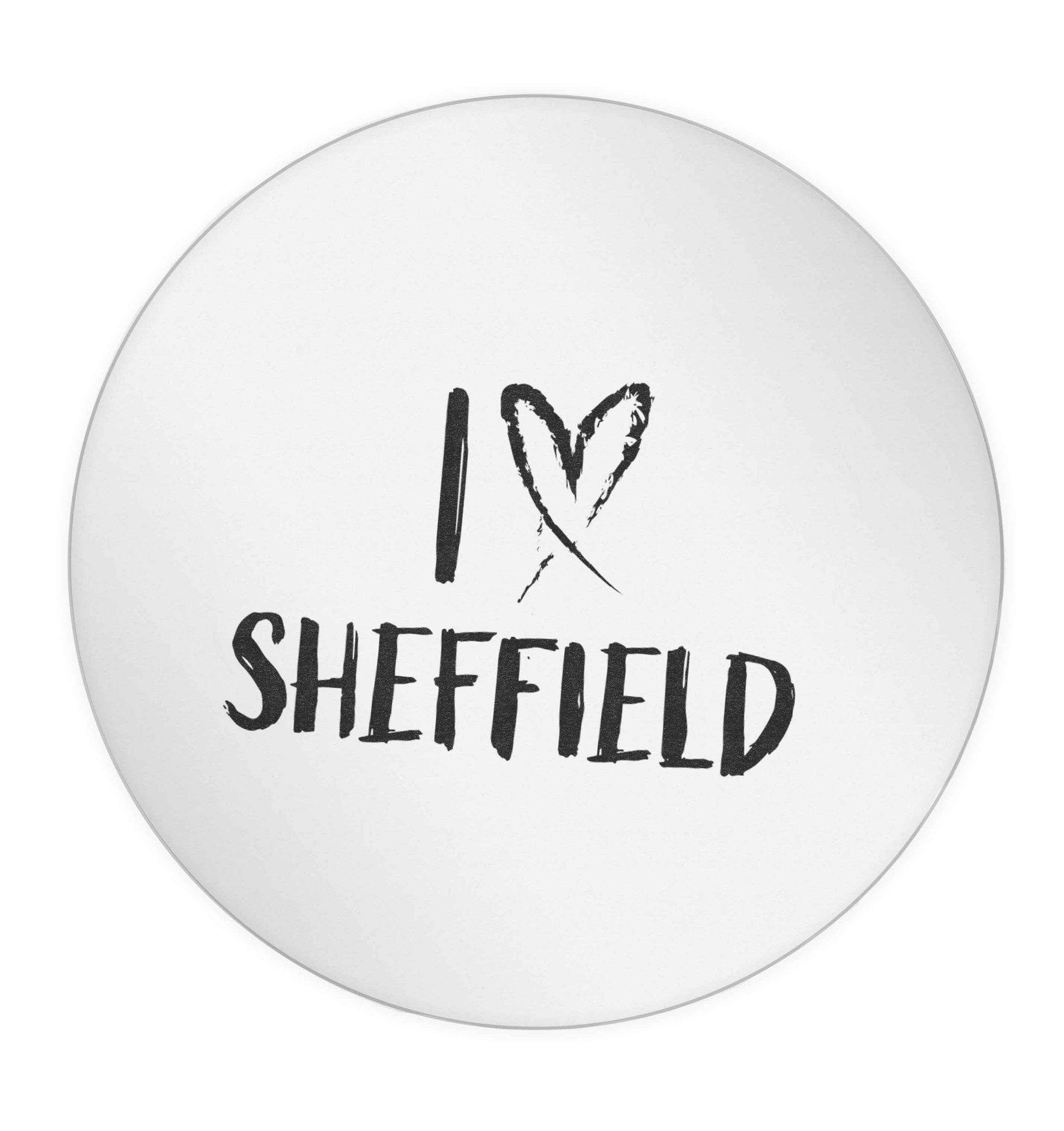 I love Sheffield 24 @ 45mm matt circle stickers