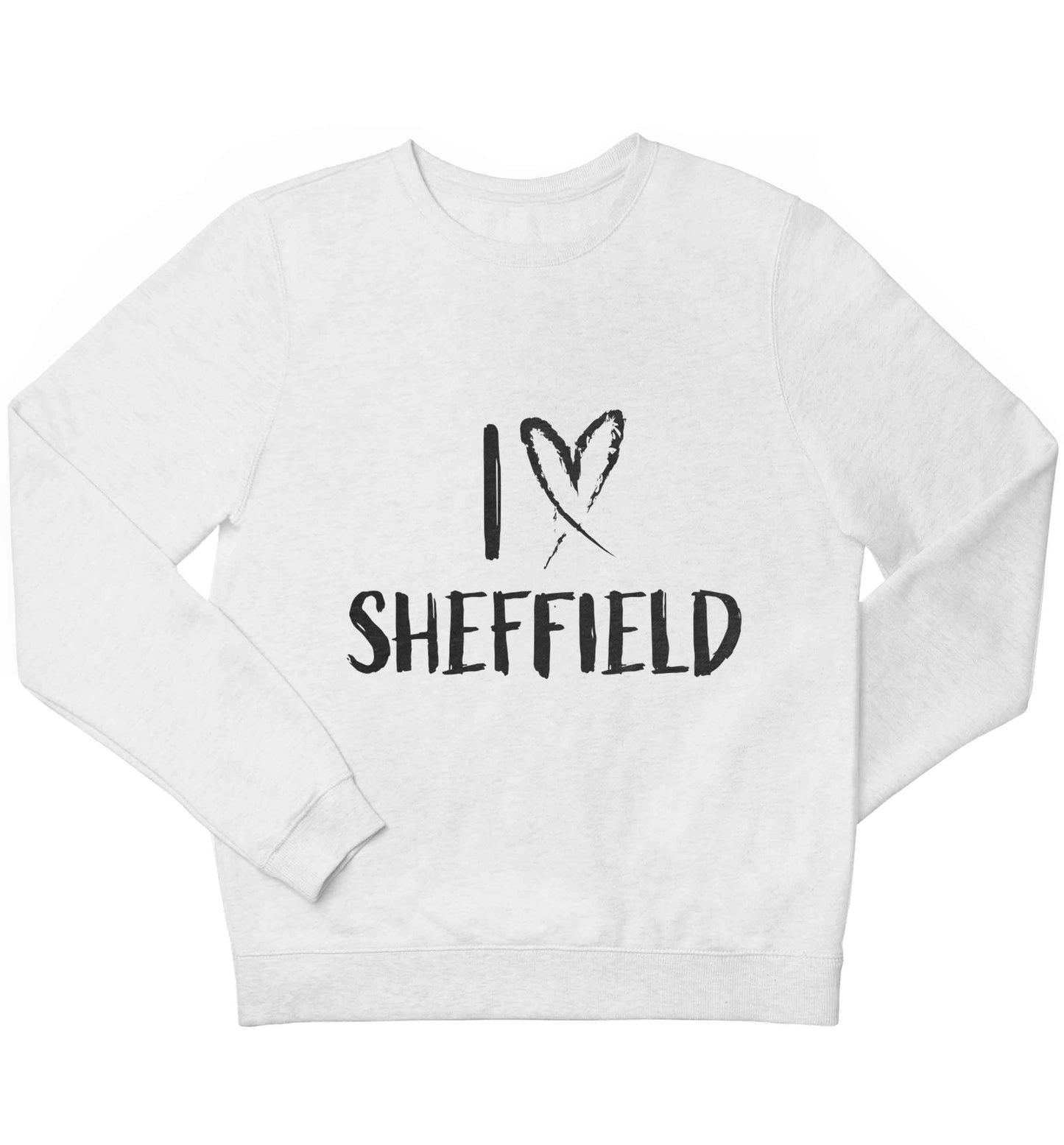 I love Sheffield children's white sweater 12-13 Years
