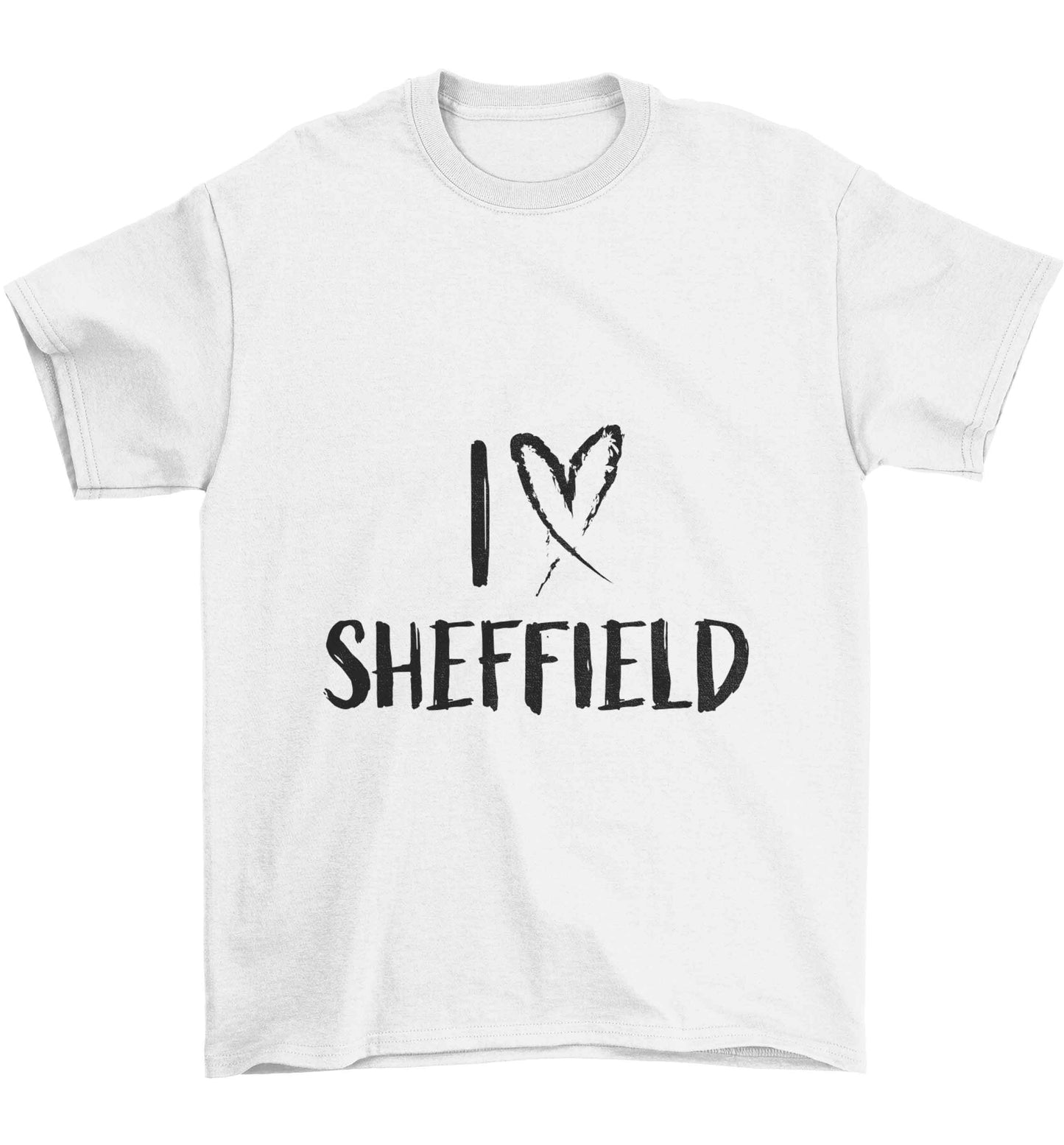 I love Sheffield Children's white Tshirt 12-13 Years